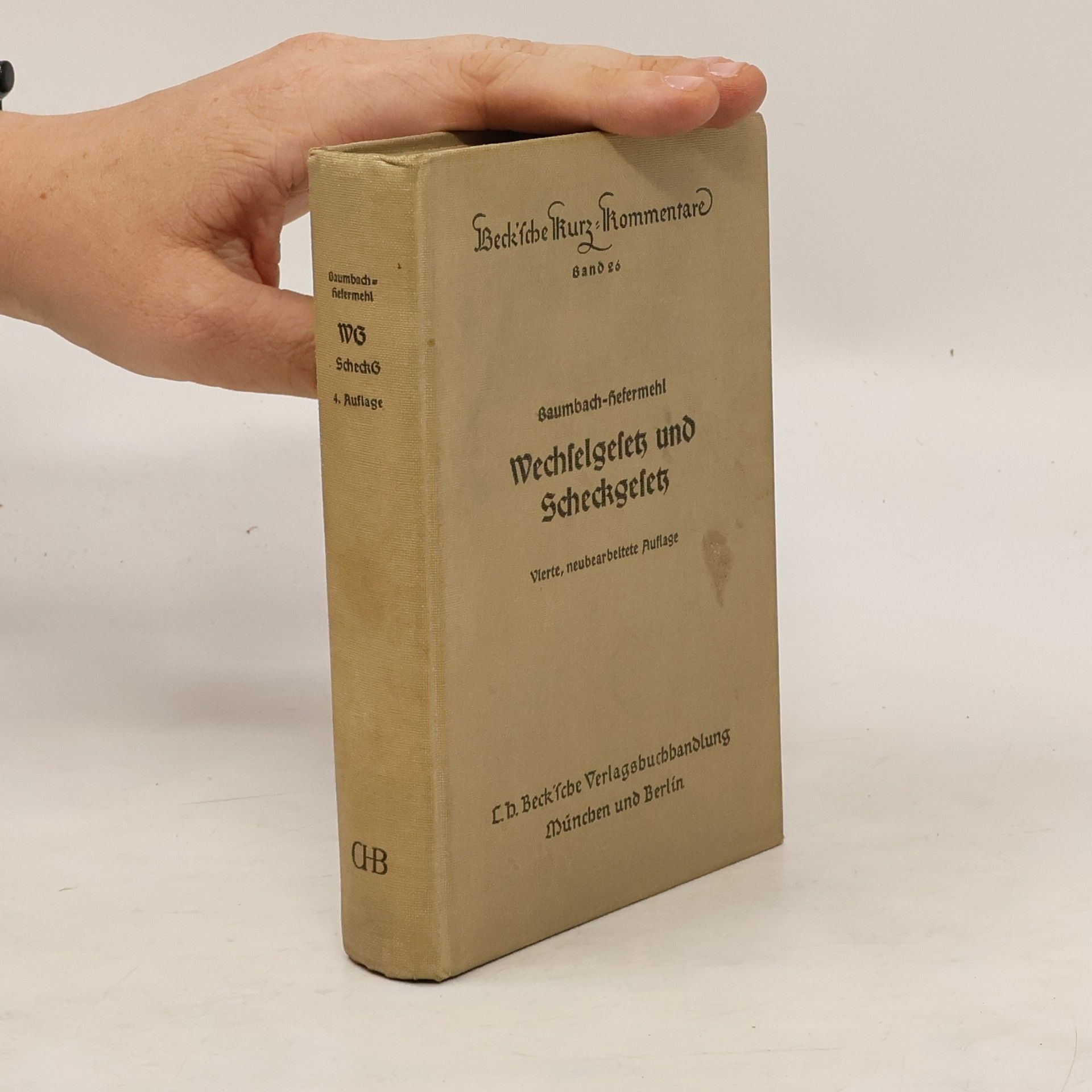 Dr. Wolfgang Hefermehl Wechſelgesetz und Scheckgeletz