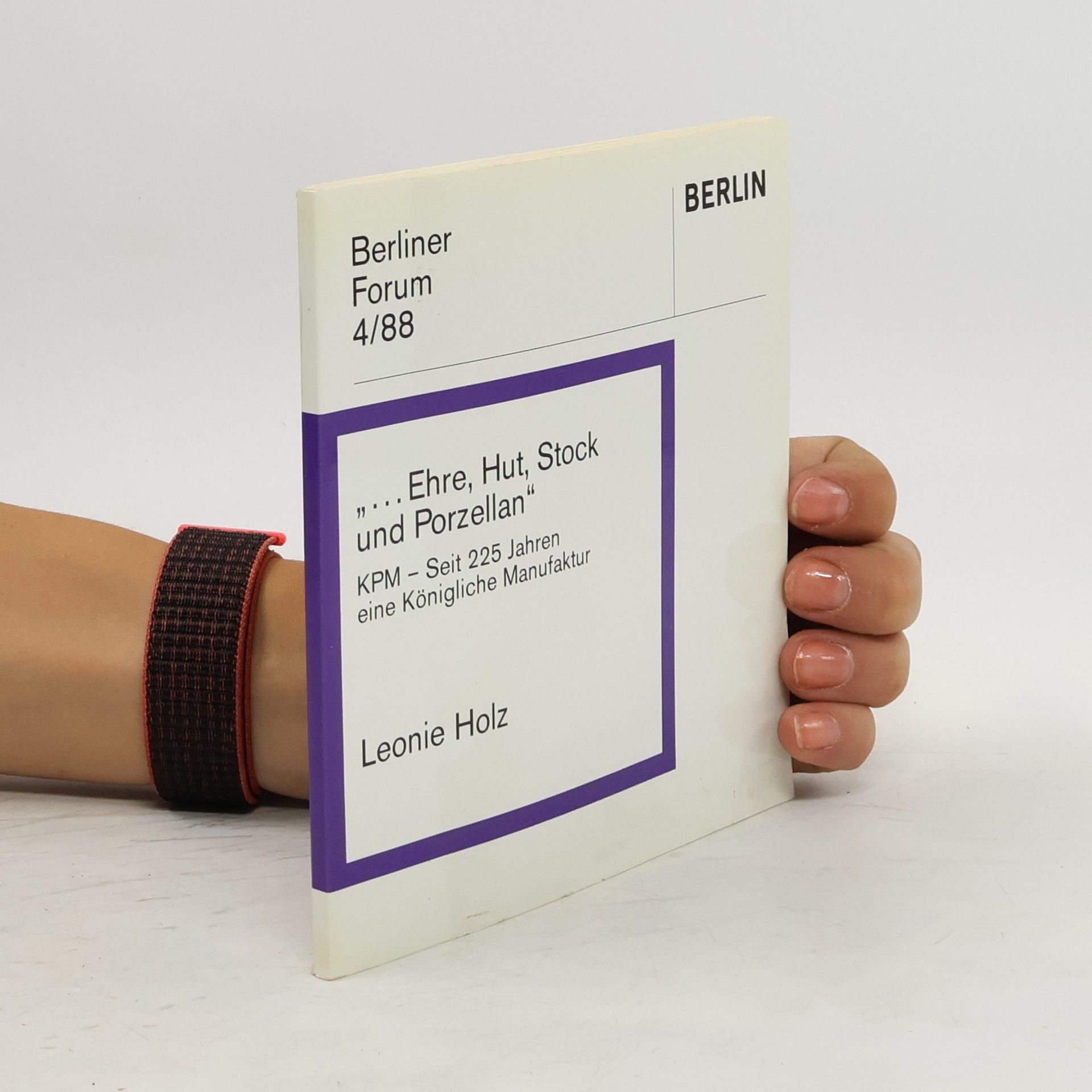 Leonie Holz Berliner Forum 4/88