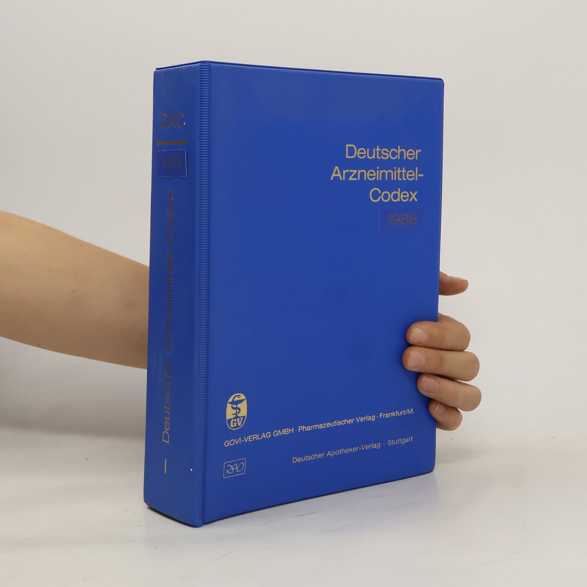 AA.VV. Deutscher Arzneimittel-Codex, 1986
