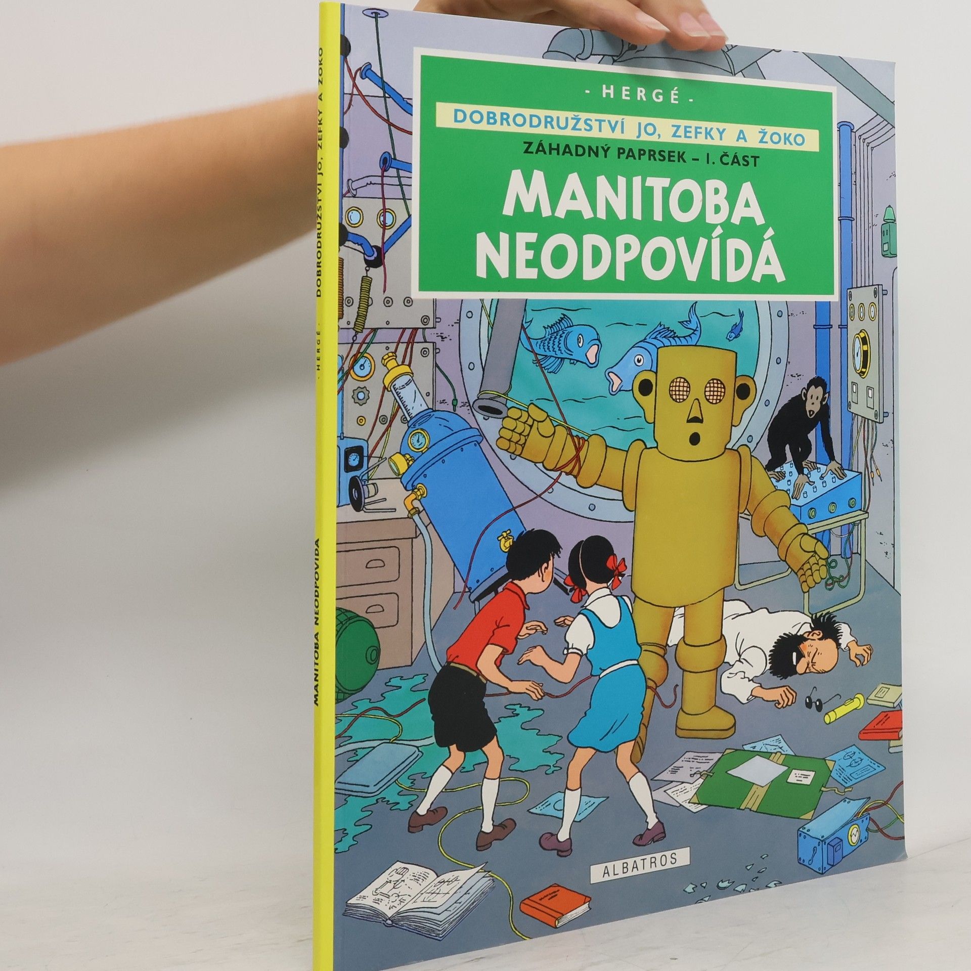 Hergé Záhadný paprsek. I. část. Manitoba neodpovídá