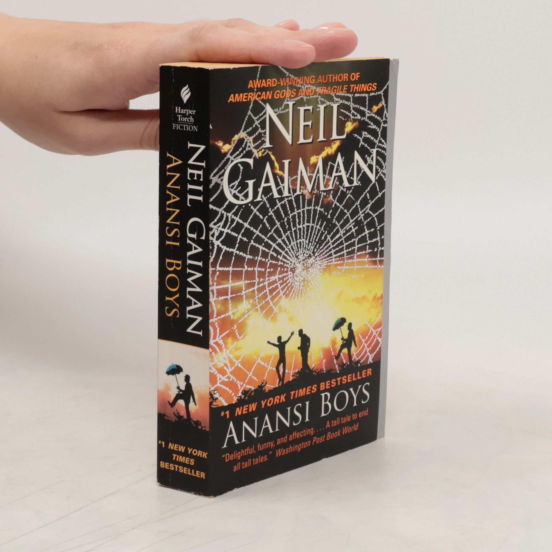 Neil Gaiman Anansi Boys, English edition