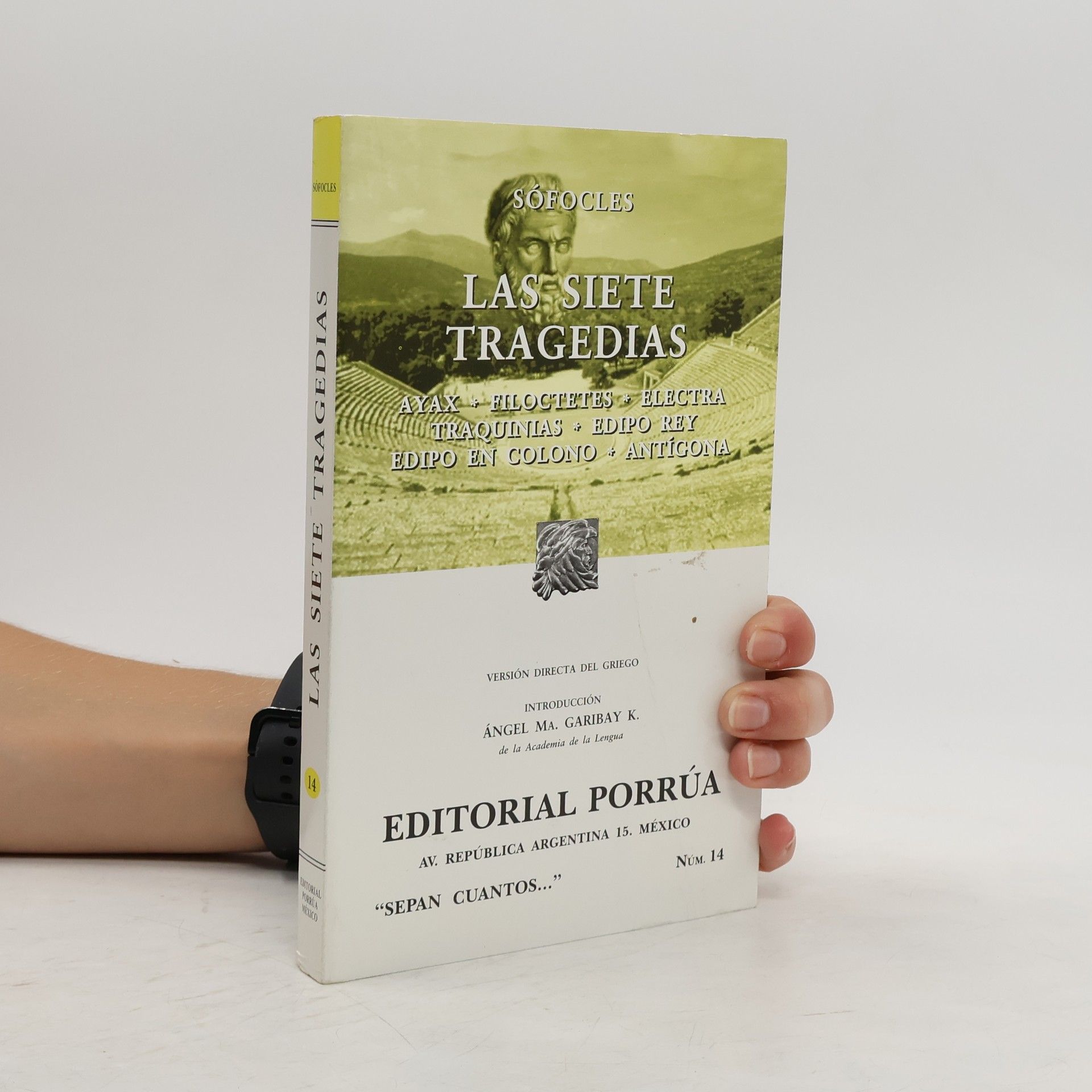 Sofoklés Las siete tragedias