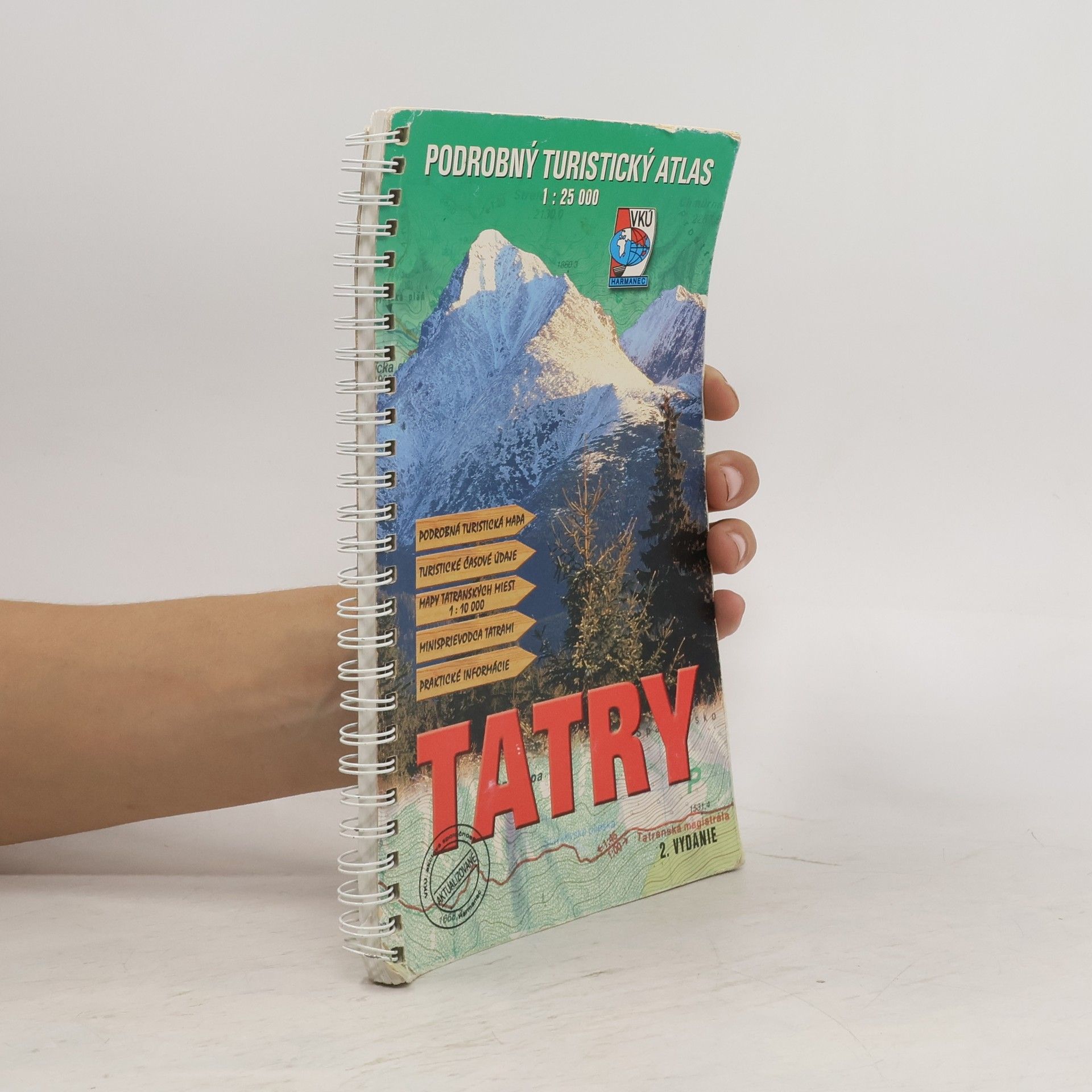 Autores varios Tatry - podrobný turistický atlas