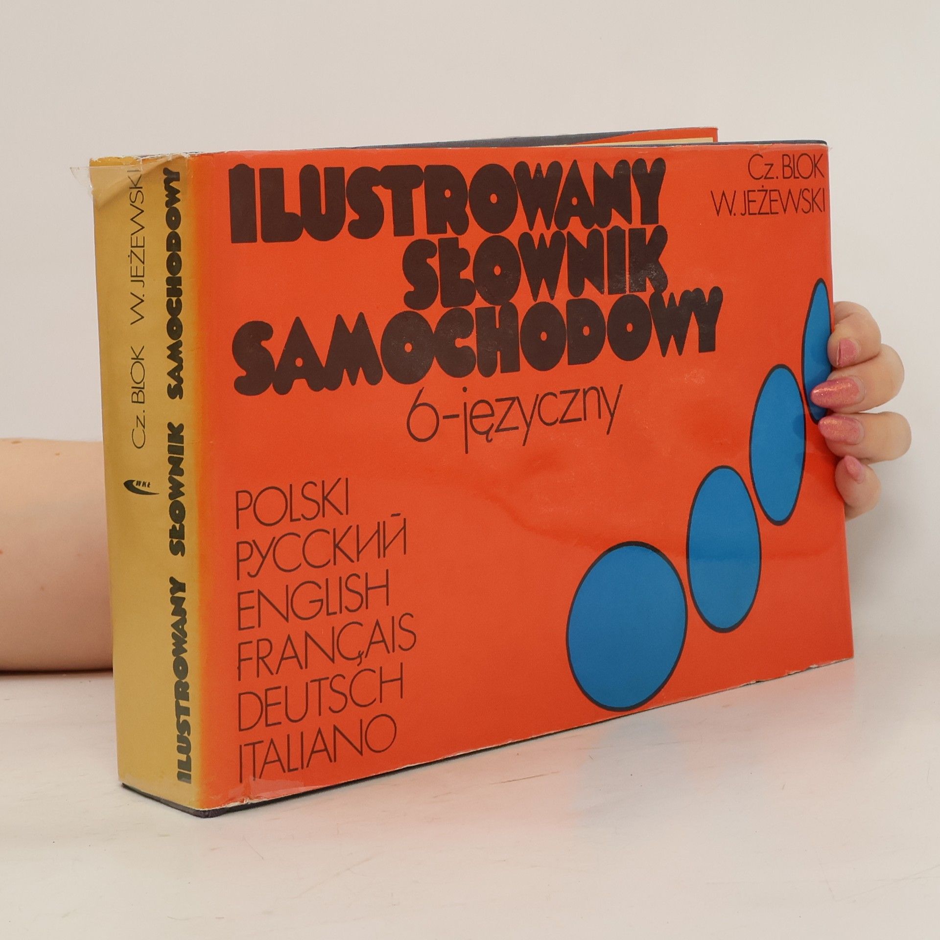 Czesław Blok Ilustrowany słownik samochodowy 6-języczny