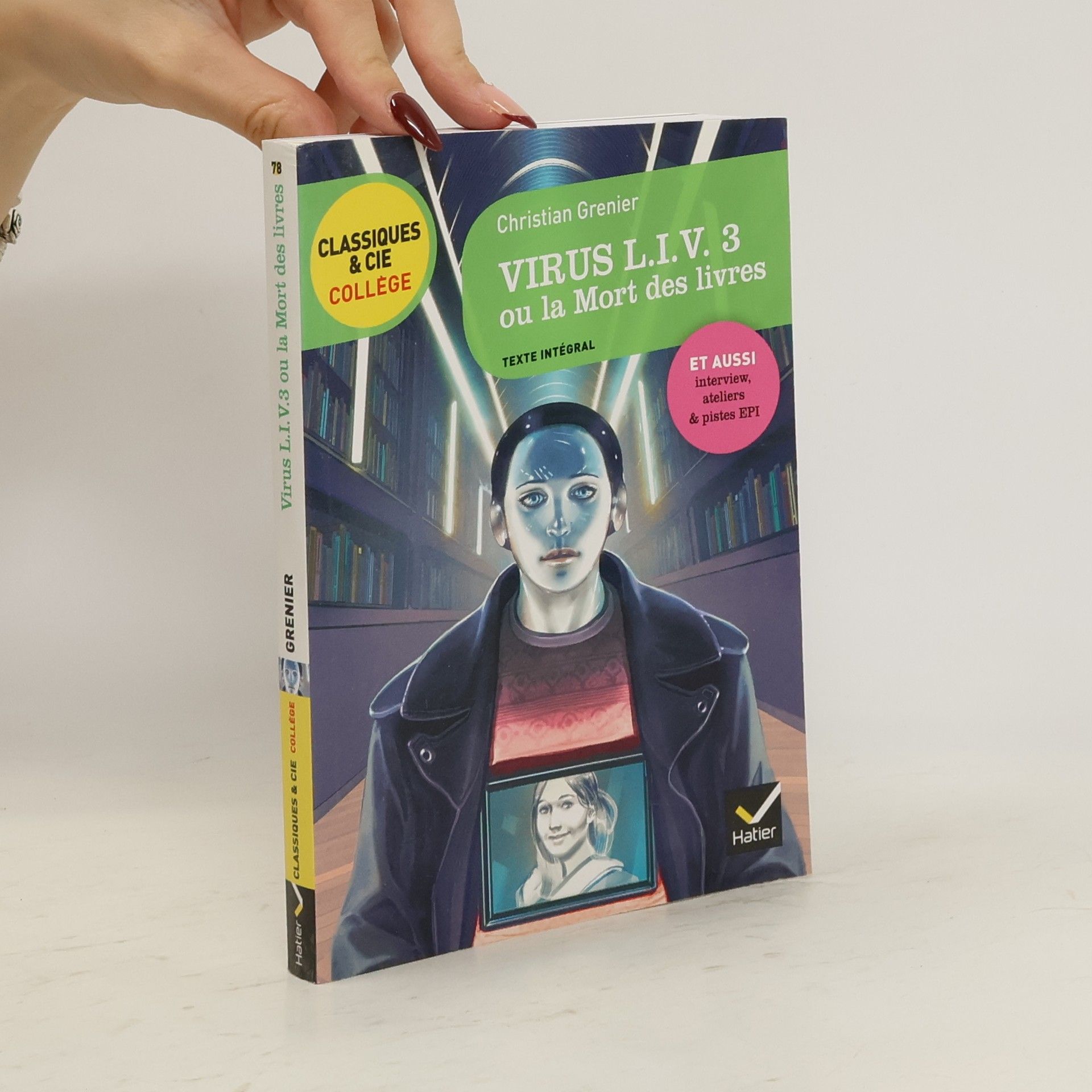 Christian Grenier Virus L.I.V. 3 ou La mort des livres