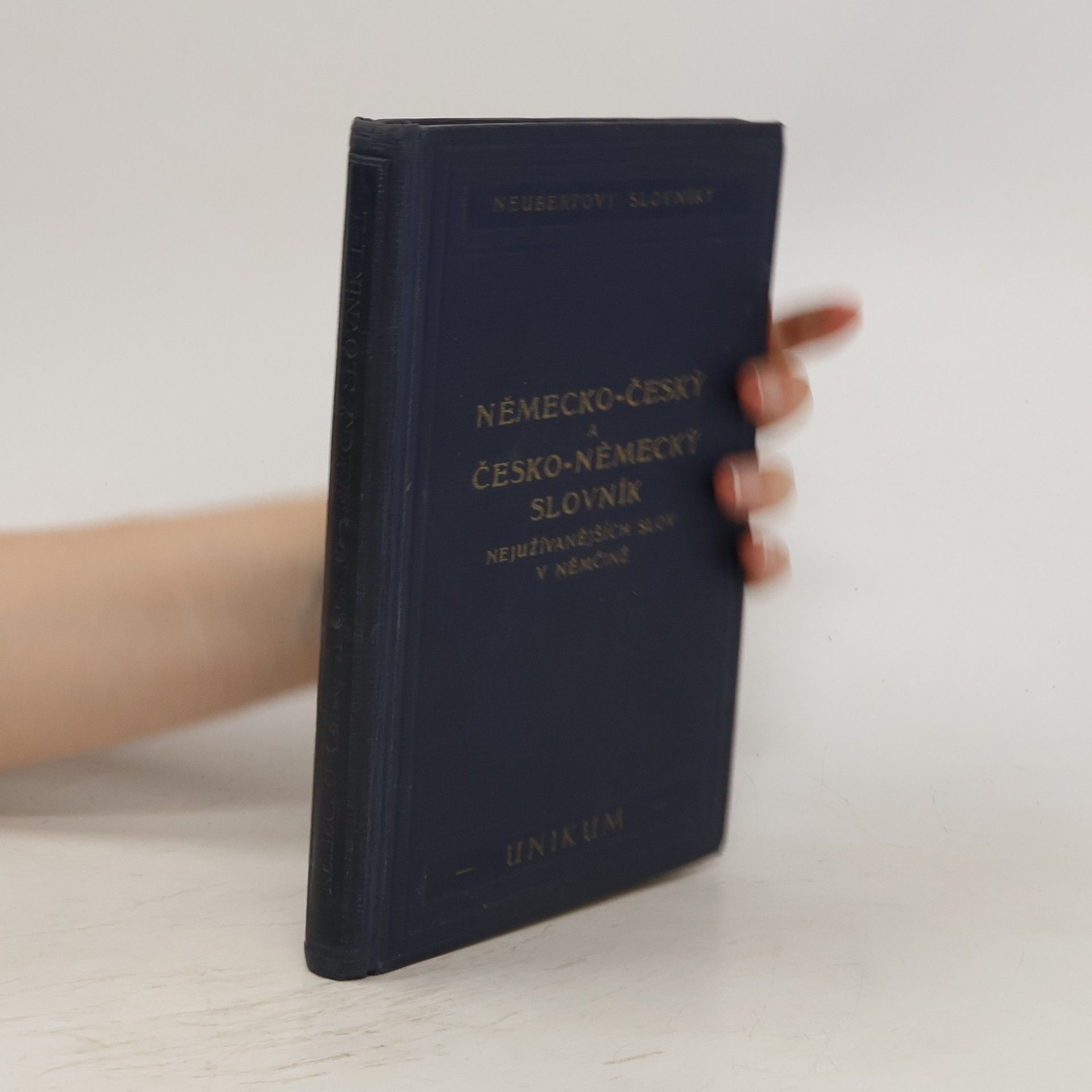 Karel Kumprecht Německo-český a česko-německý slovník nejužívanějších slov v němčině. Část I.-II.