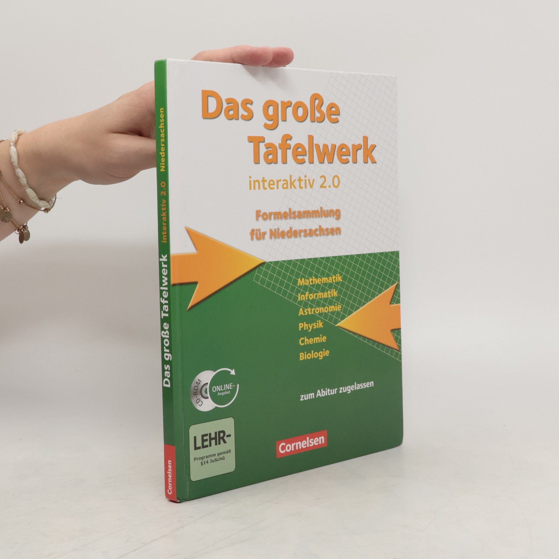 Autorenkollektiv Das große Tafelwerk interaktiv 2.0, Formelsammlung für Niedersachsen, m. CD-ROM