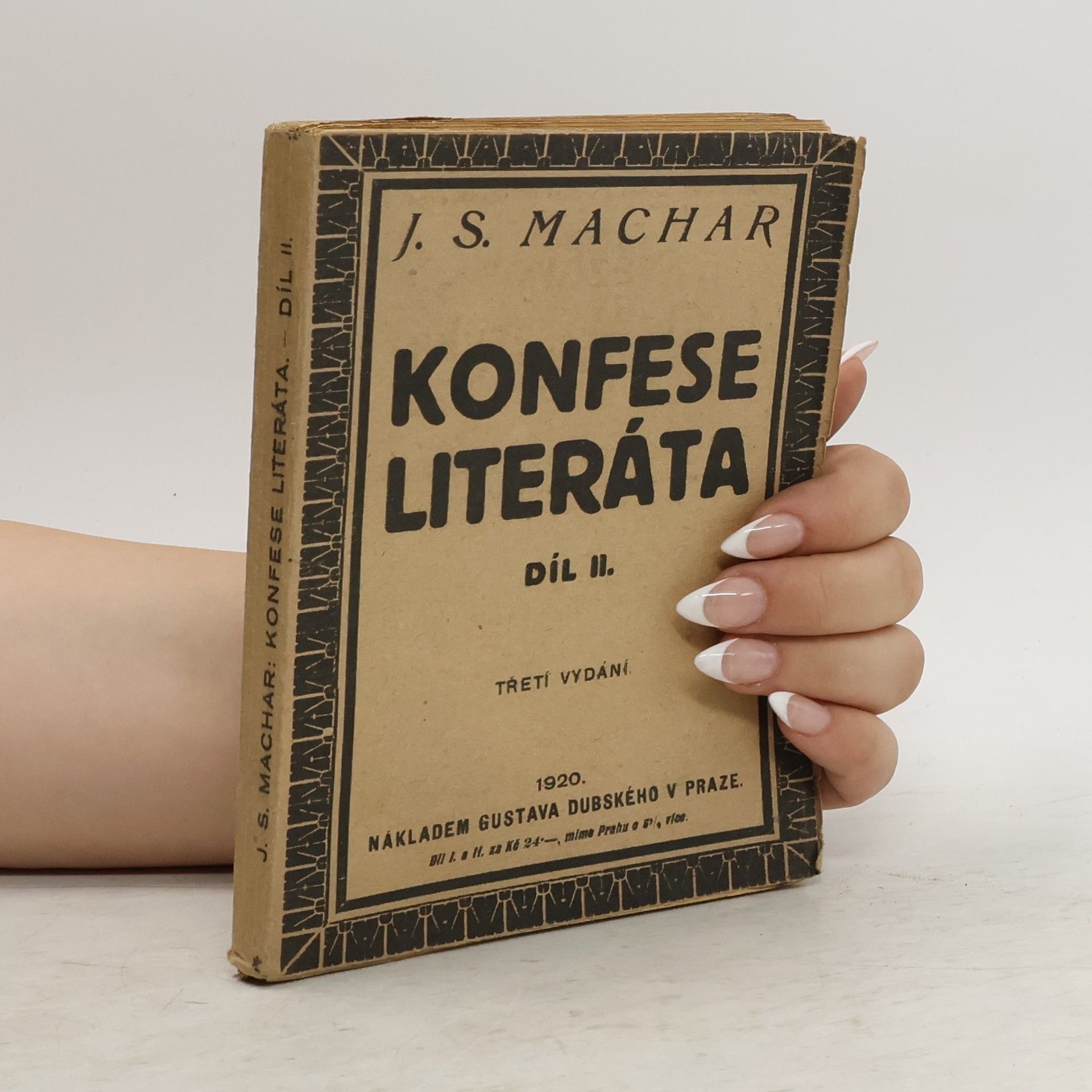 Josef Svatopluk Machar Konfese literáta II