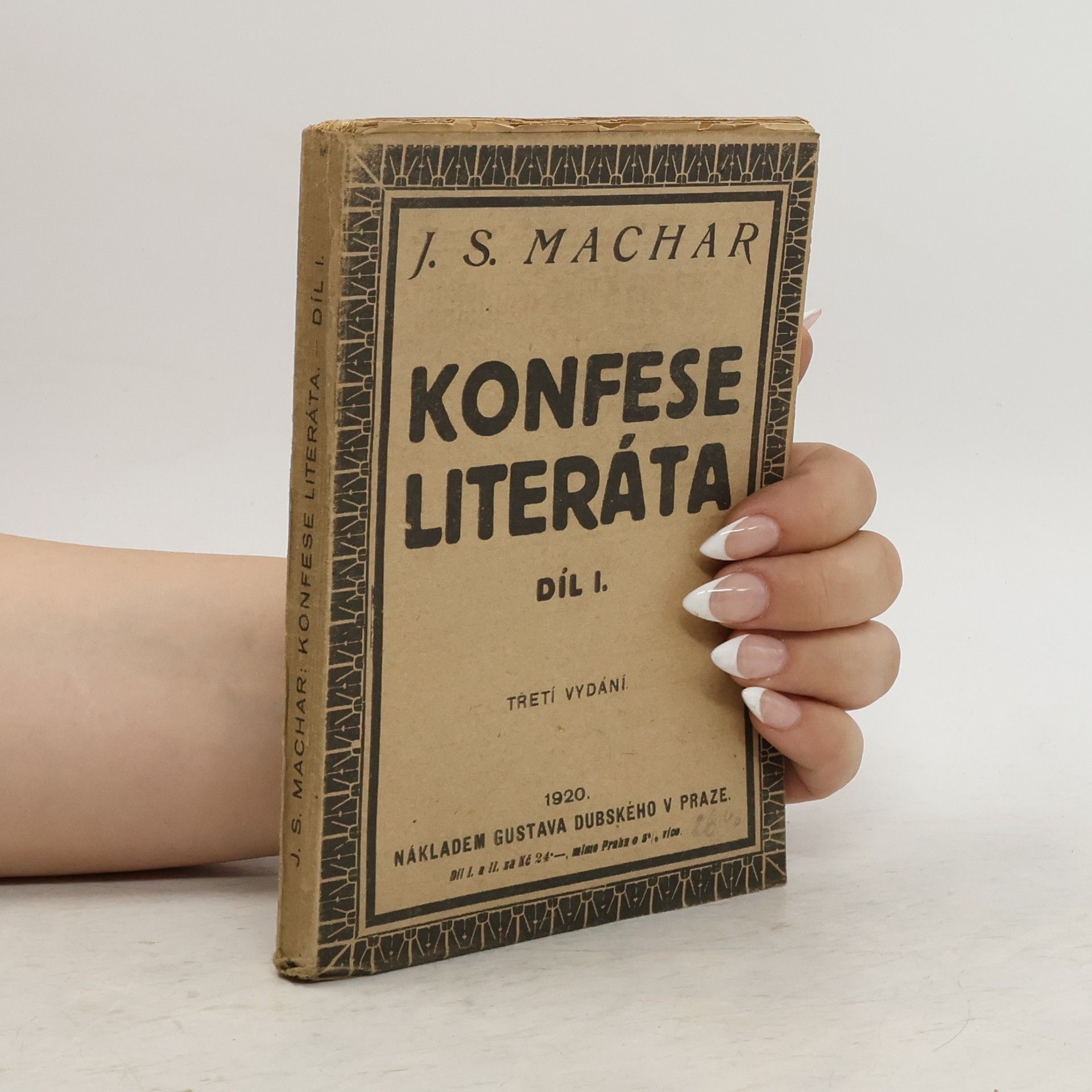 Josef Svatopluk Machar Konfese literáta I