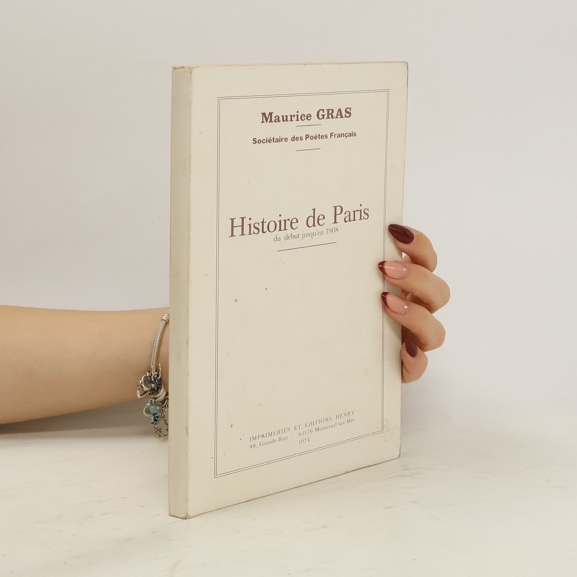 Maurice Gras Histoire de Paris