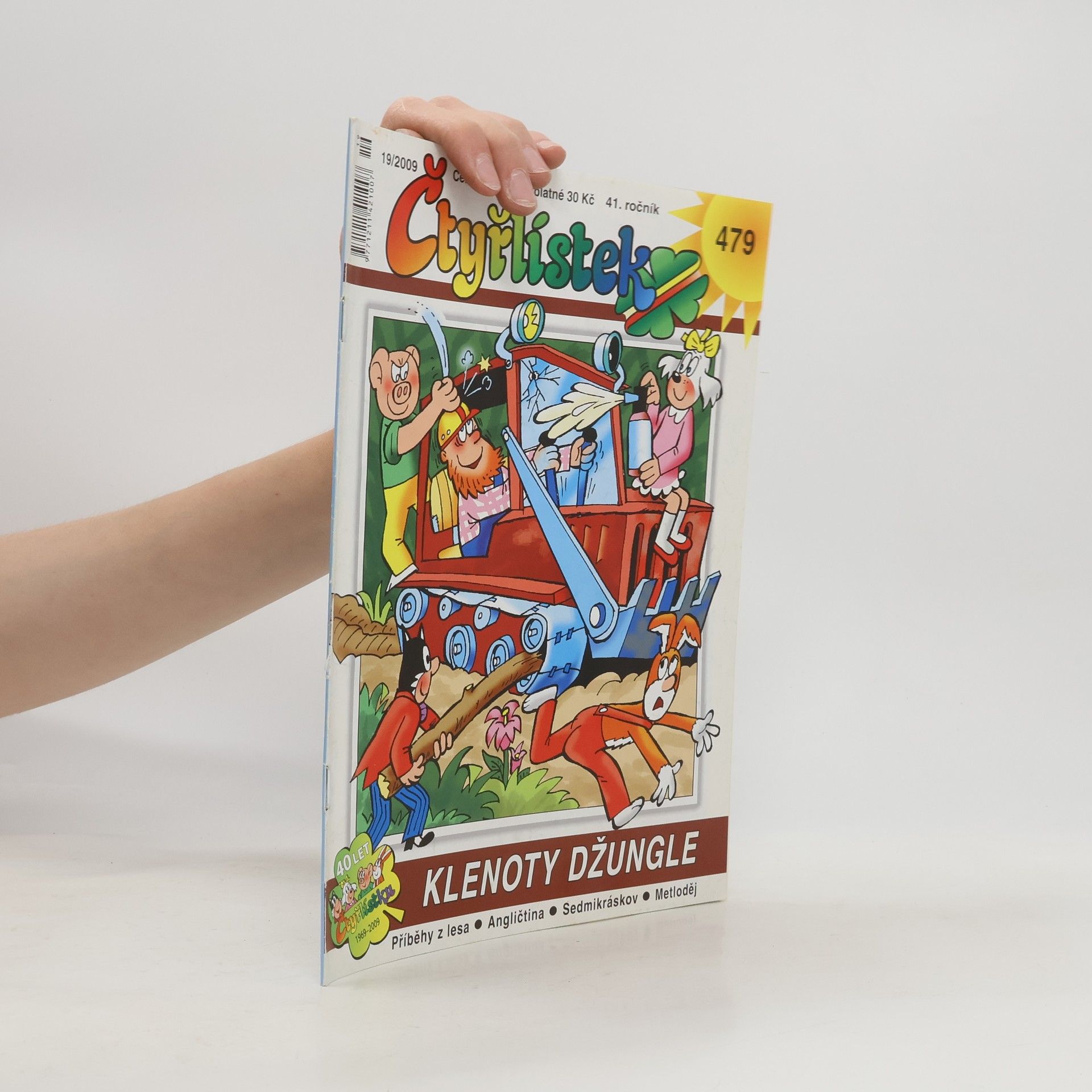Collectif d'auteurs Čtyřlístek 479, 19/2009. Klenoty džungle