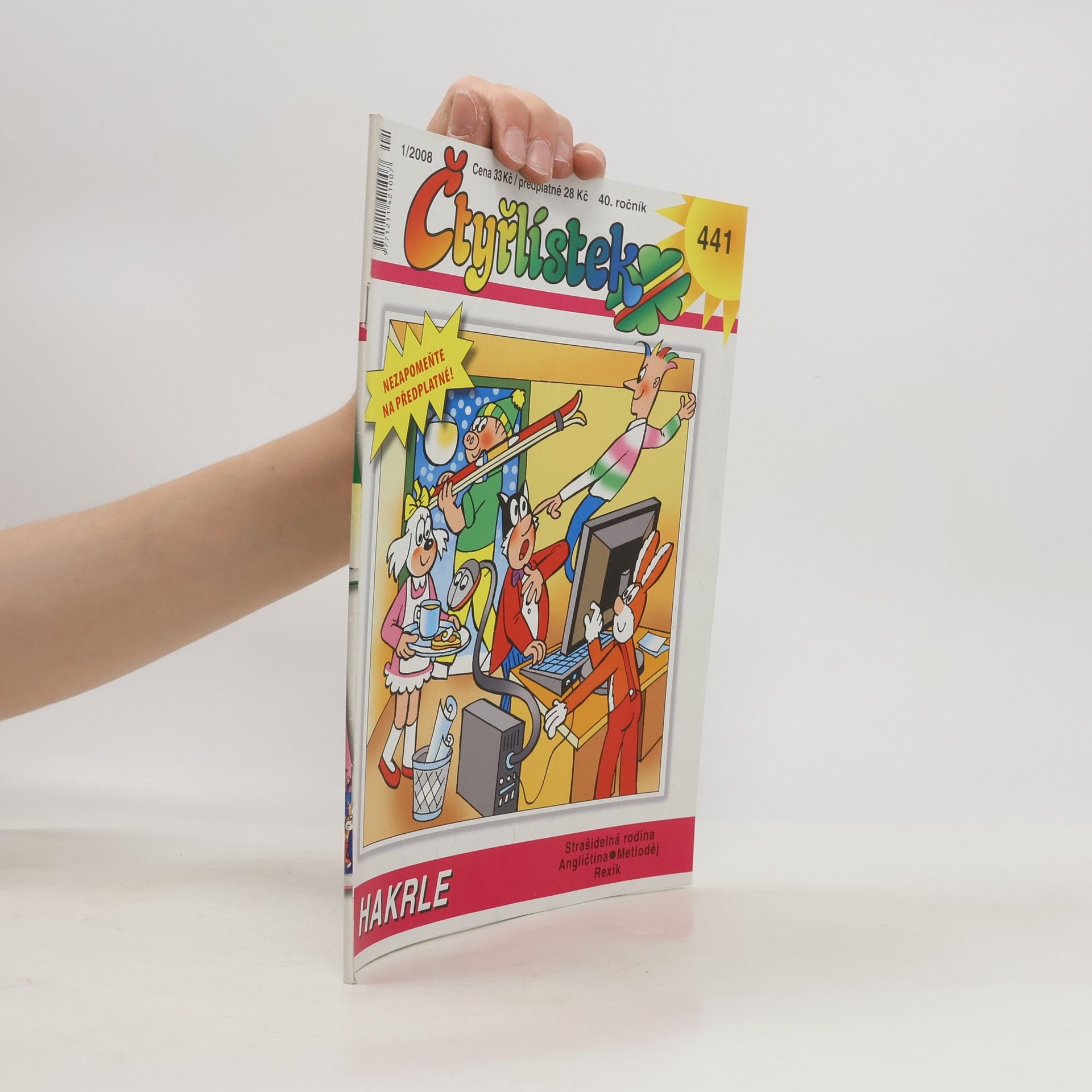 Autores varios Čtyřlístek 1/2008, 441. Hakrle