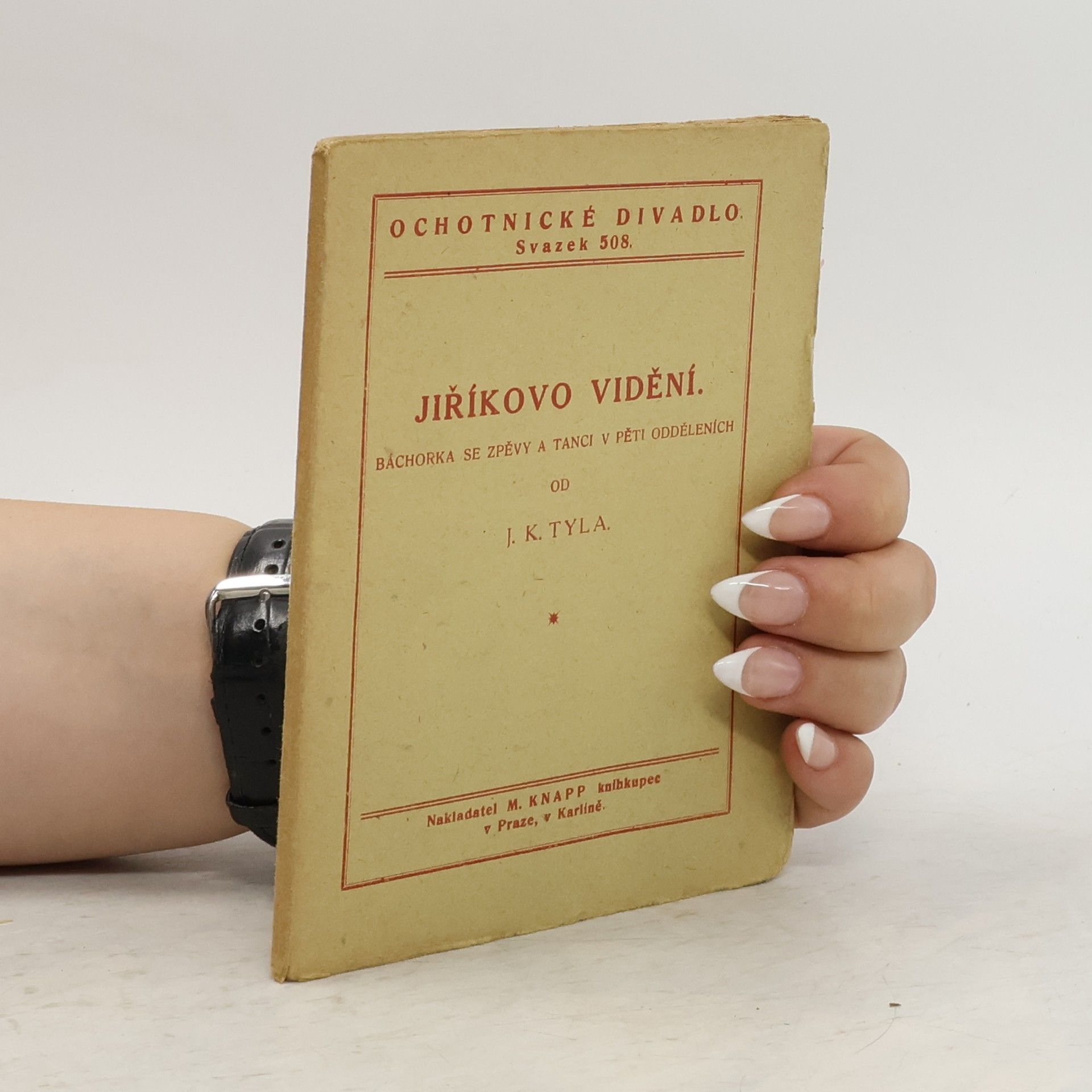 Josef Kajetán Tyl Jiříkovo vidění