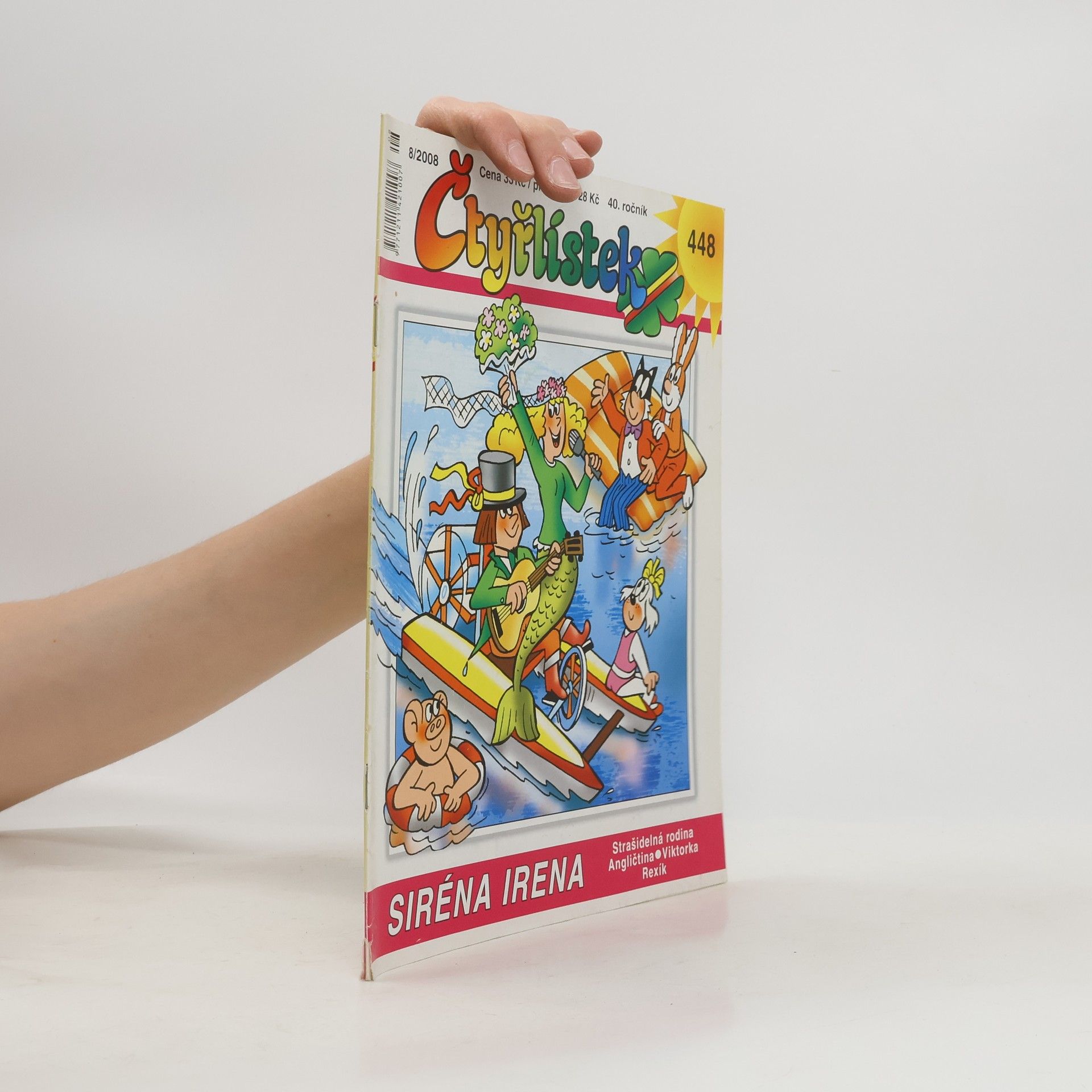 Collectif d'auteurs Čtyřlístek 448, 8/2008