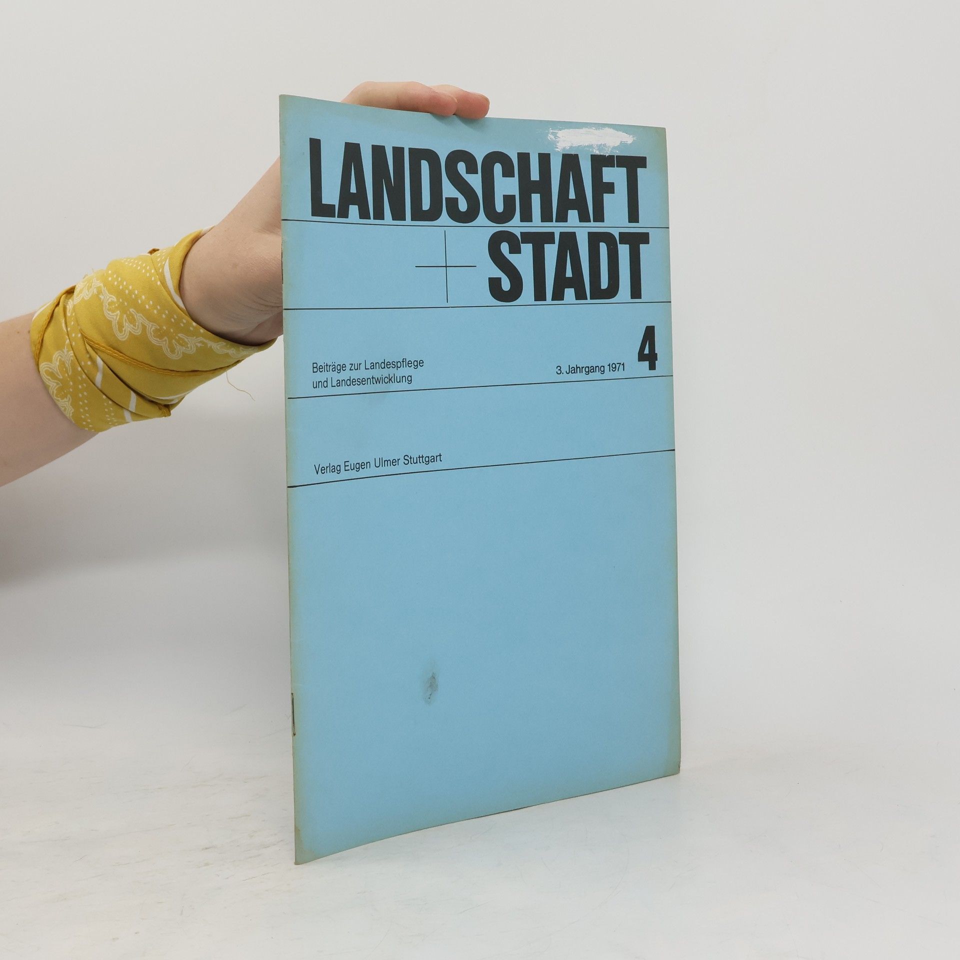Auteurscollectief Landschaft + Stadt 4. 3. Jahrgang 1971