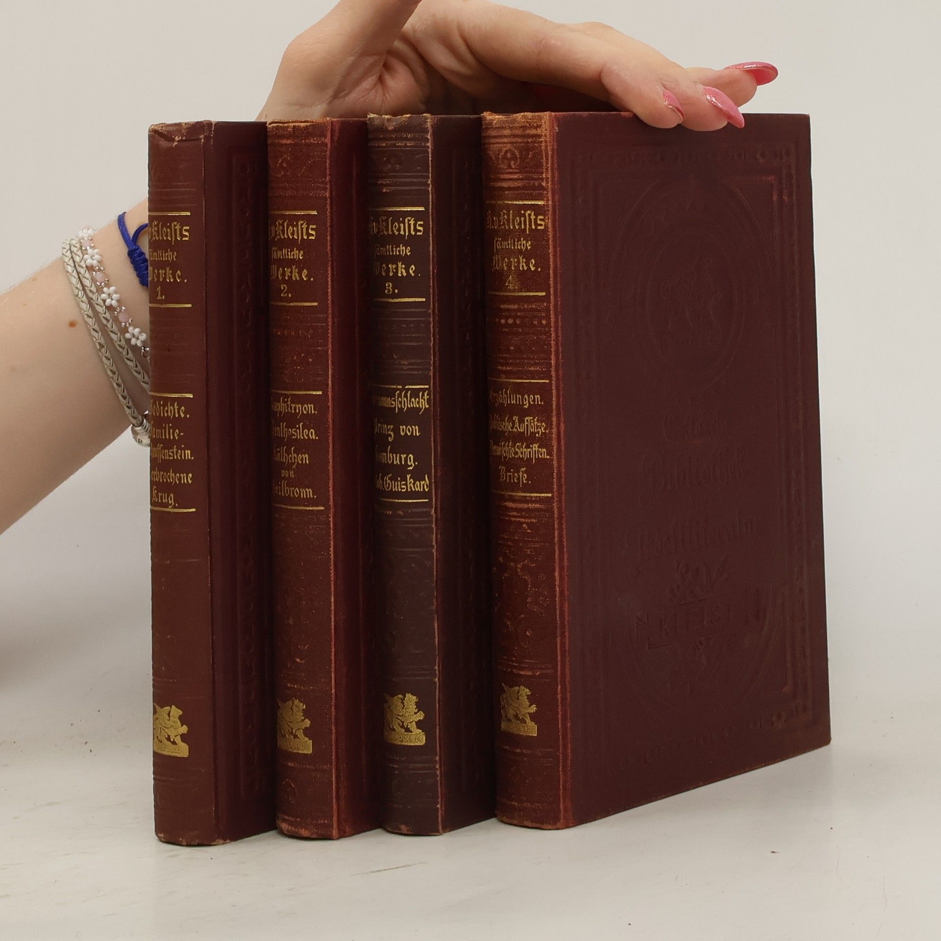 Heinrich von Kleist H. von Kleists sämtliche Werke 1-4
