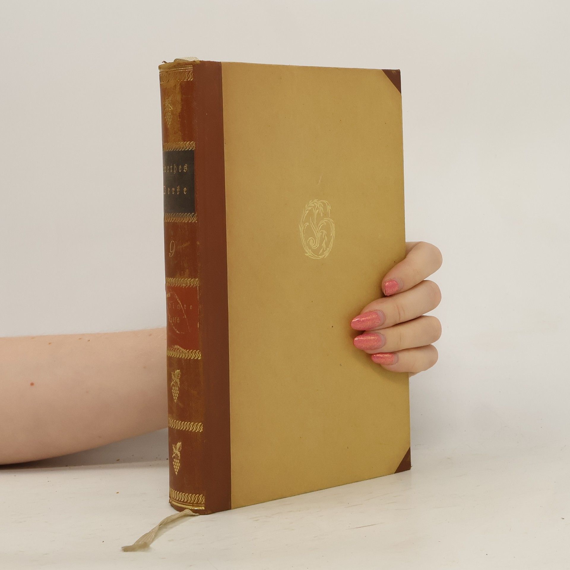 Johann Wolfgang von Goethe Werke. Neunter Band. Die Gedichte