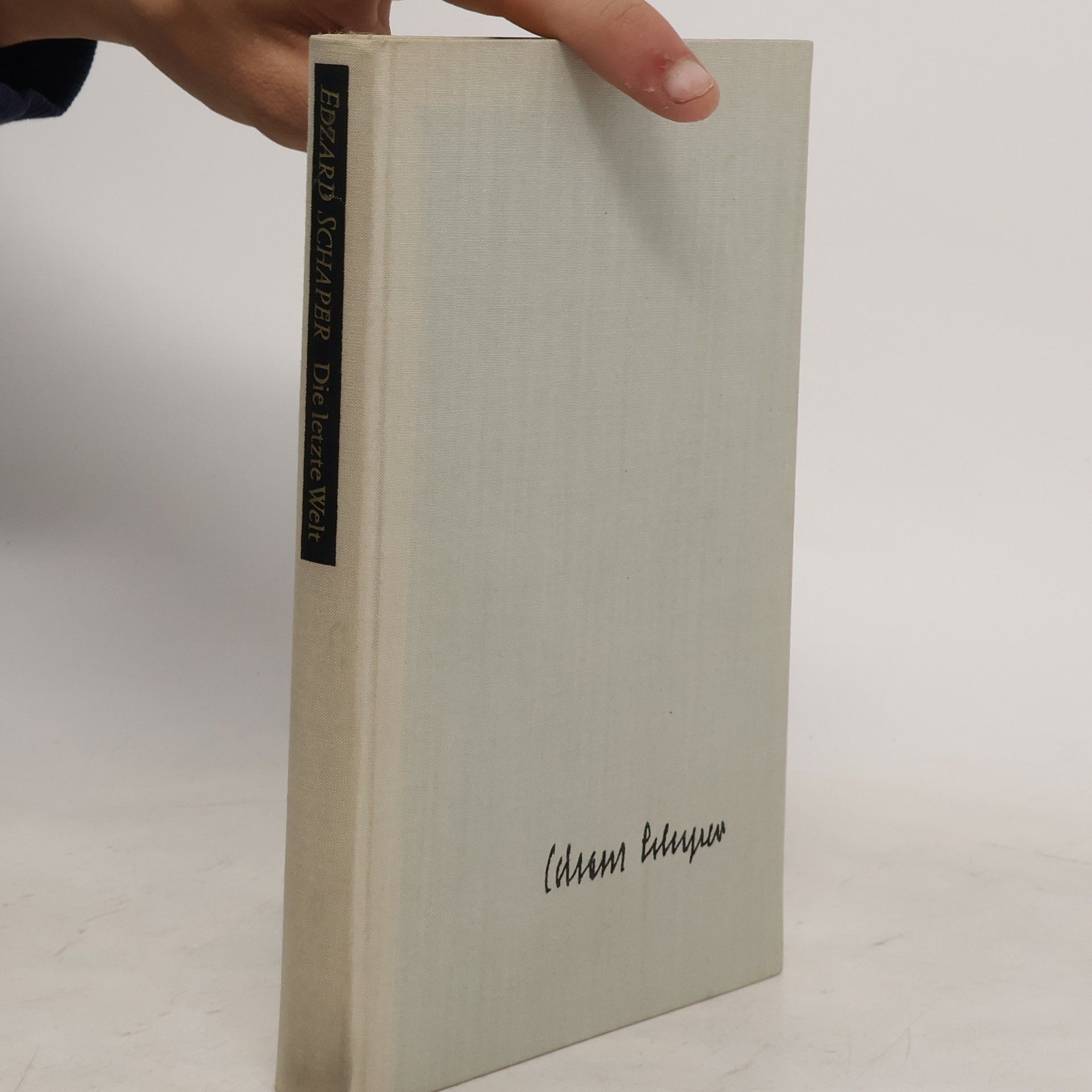 Edzard Schaper Die letzte Welt