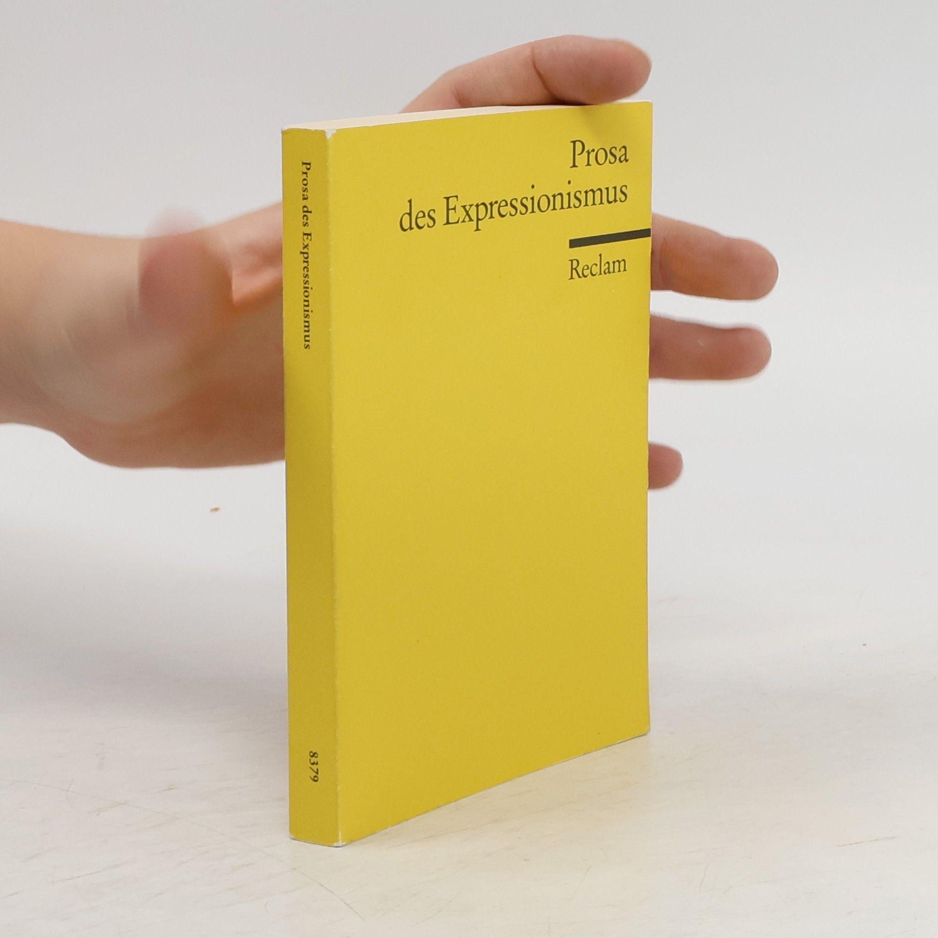 Fritz Martini Prosa des Expressionismus
