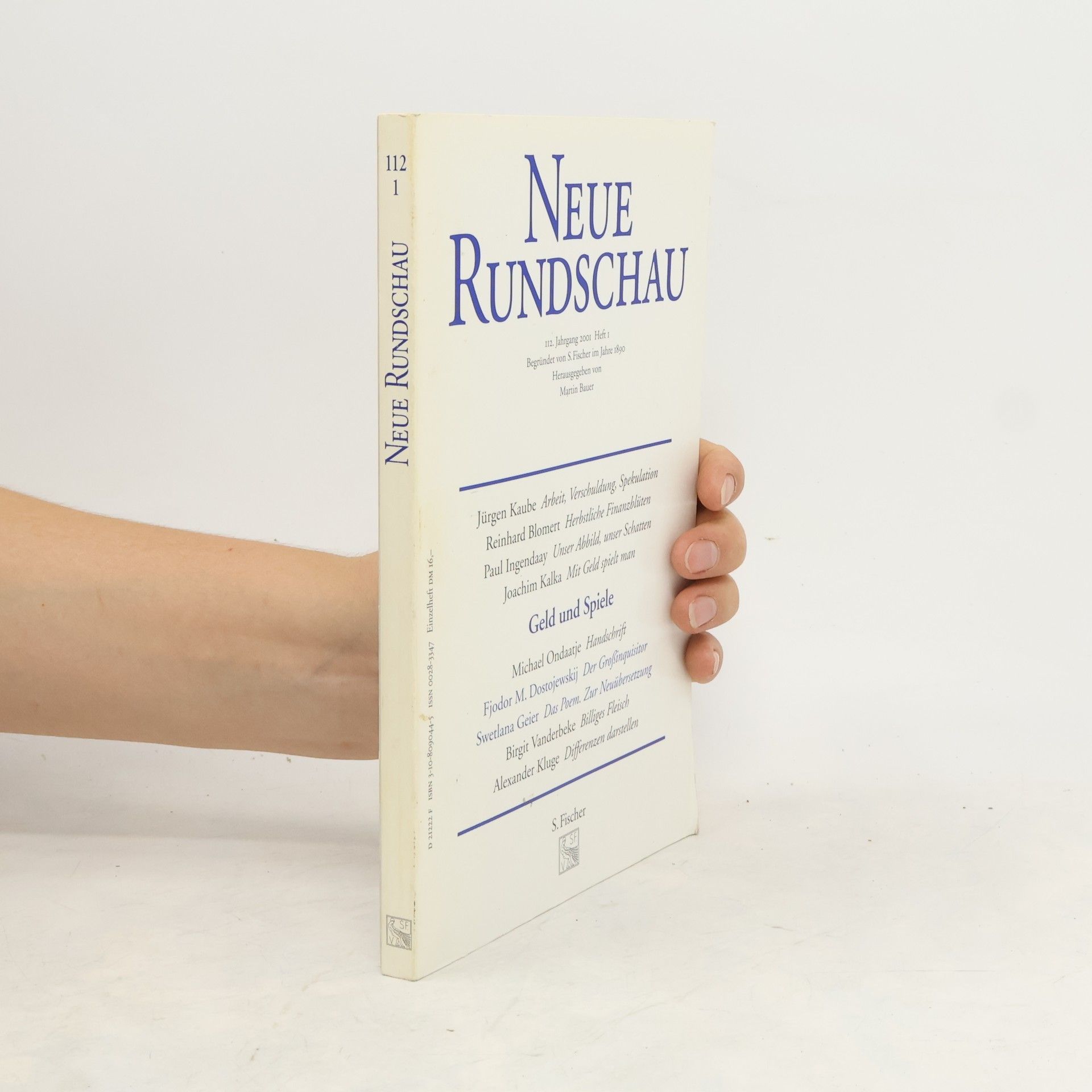 Collectif d'auteurs Neue Rundschau