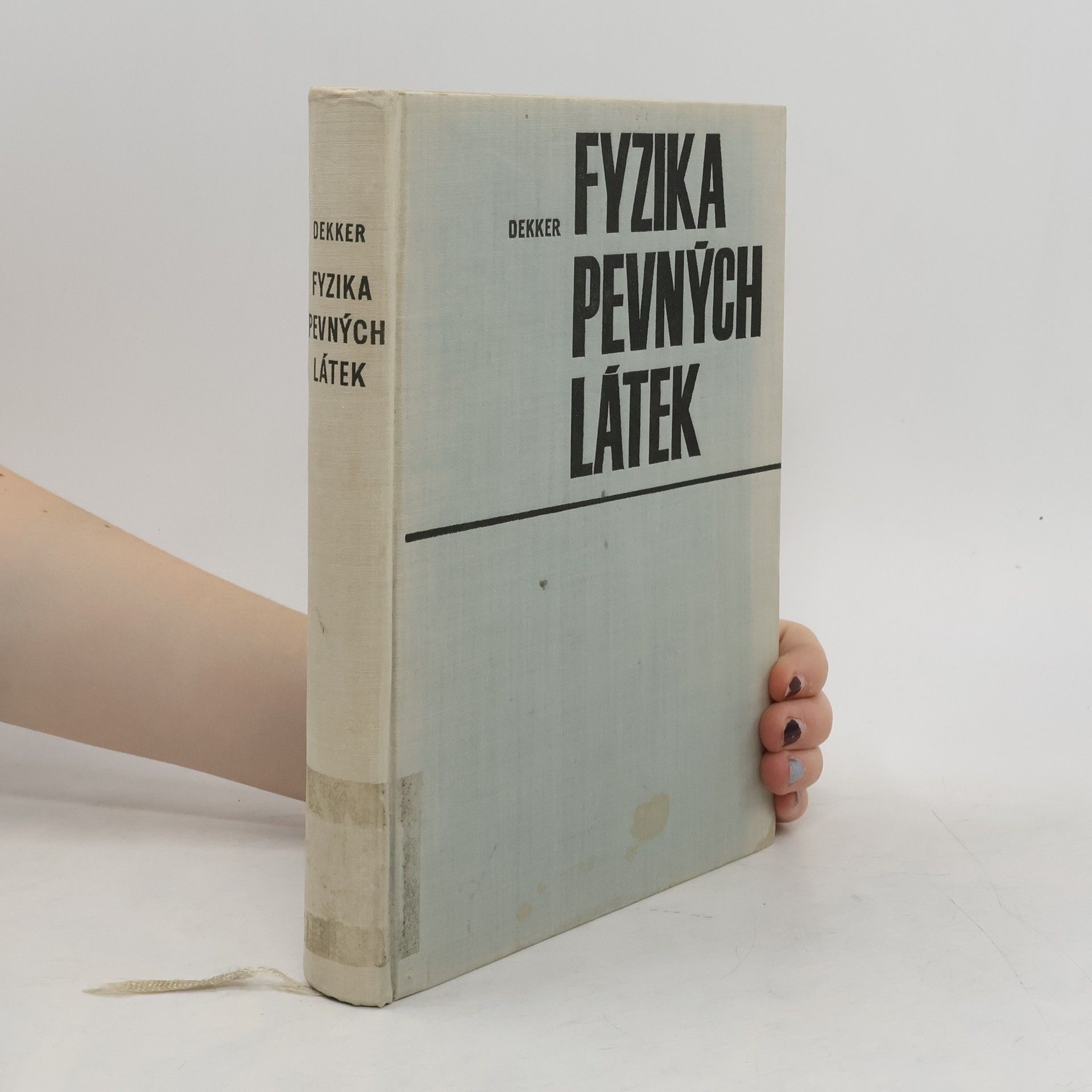 Adrianus J. Dekker Fyzika pevných látek