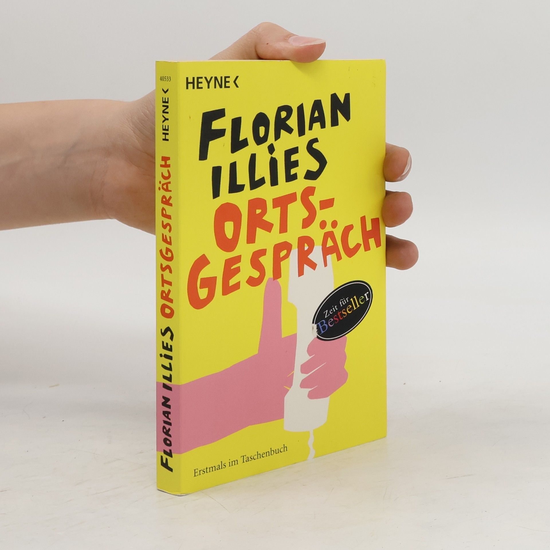 Florian Illies Ortsgespräch