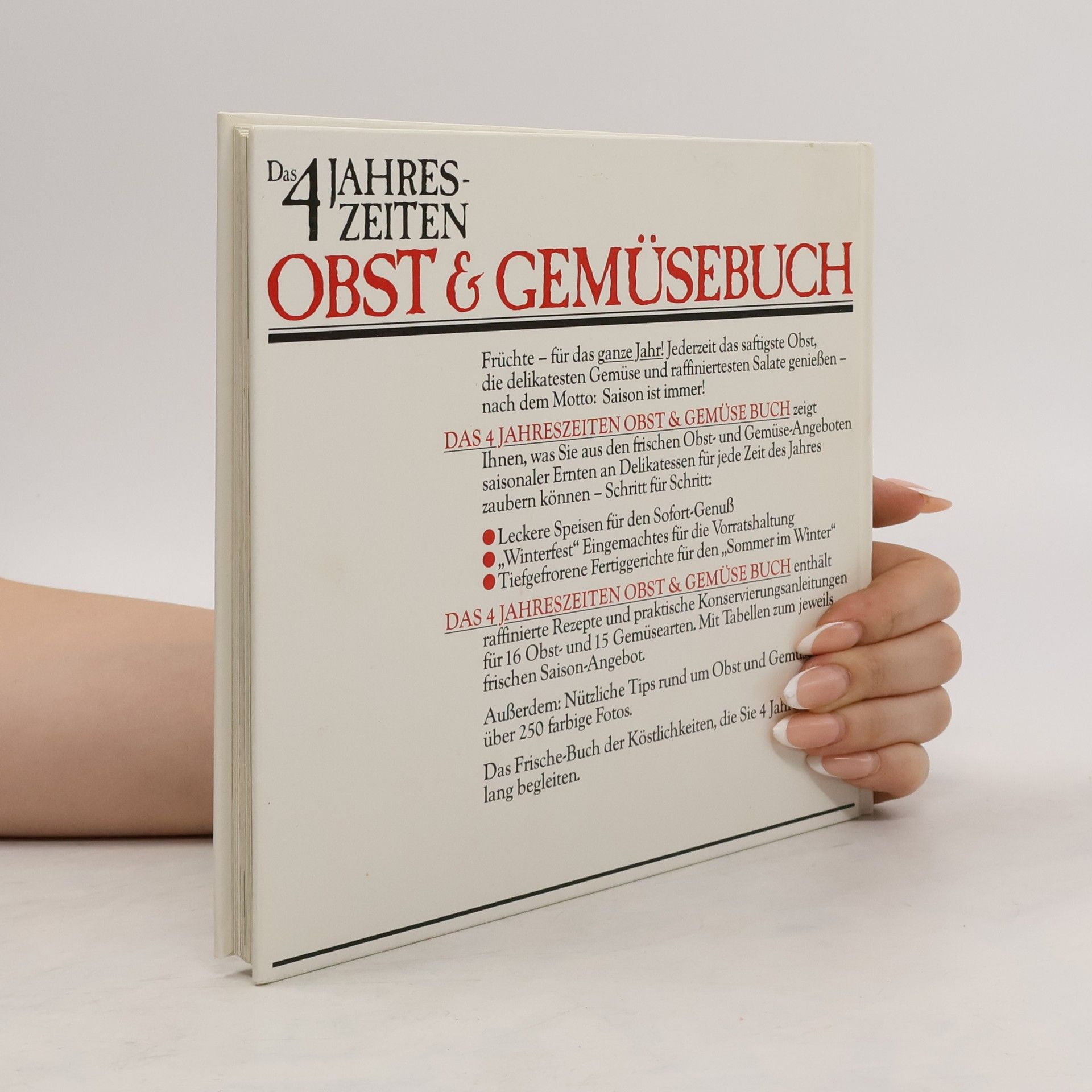 Autorenkollektiv Das 4 Jahreszeiten. Obst und Geműsebuch