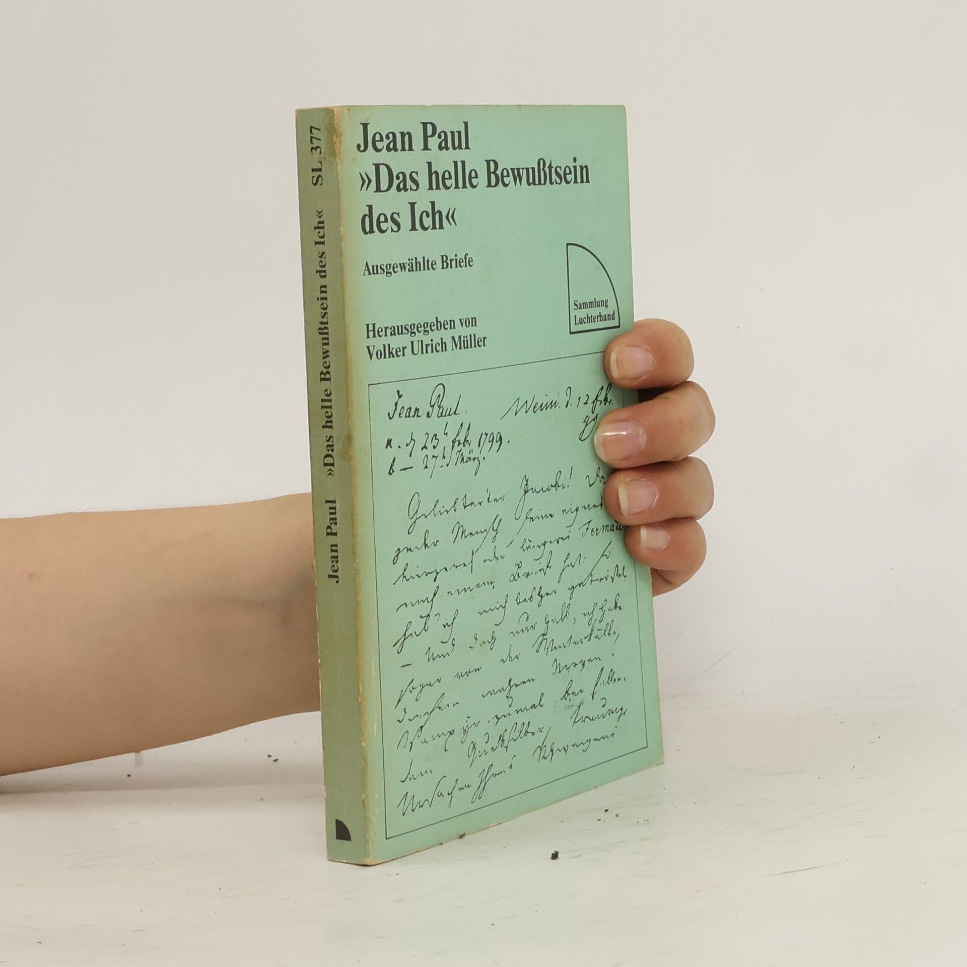 Jean Paul Das helle Bewusstsein des Ich