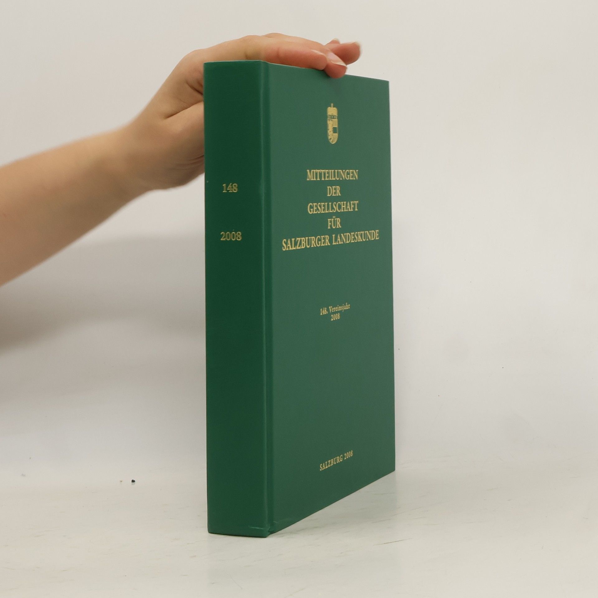 Autores varios Mitteilungen der Gesellschaft für Salzburger Landeskunde 2008