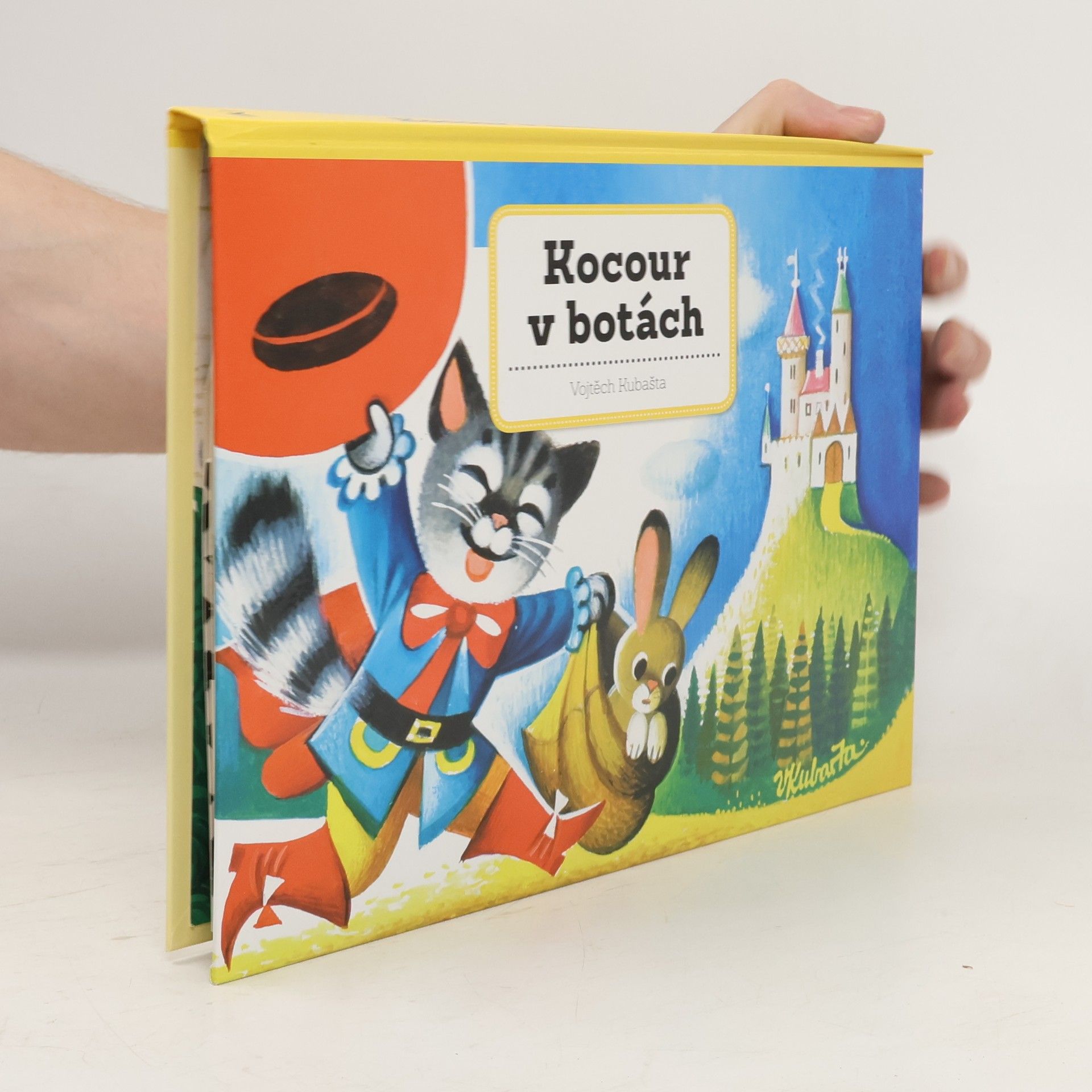Vojtěch Kubašta Kocour v botách (pop-up leporelo)
