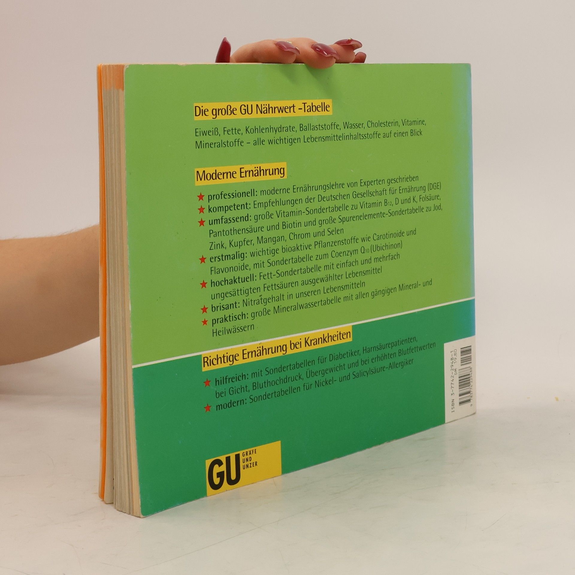 Autorenkollektiv Die grosse GU-Nährwert-Kalorien-Tabelle