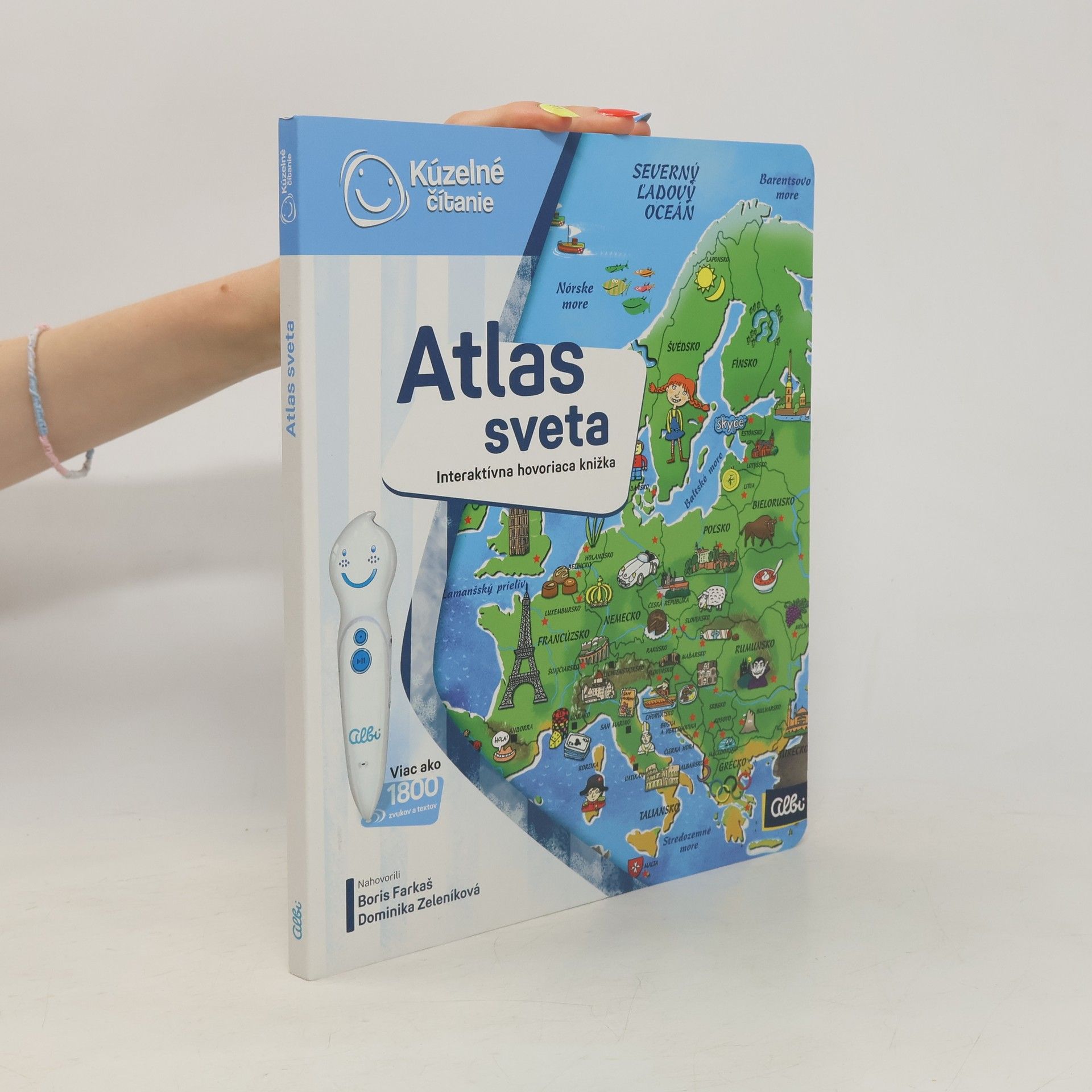 Autores varios Atlas sveta : interaktívna hovoriaca knižka