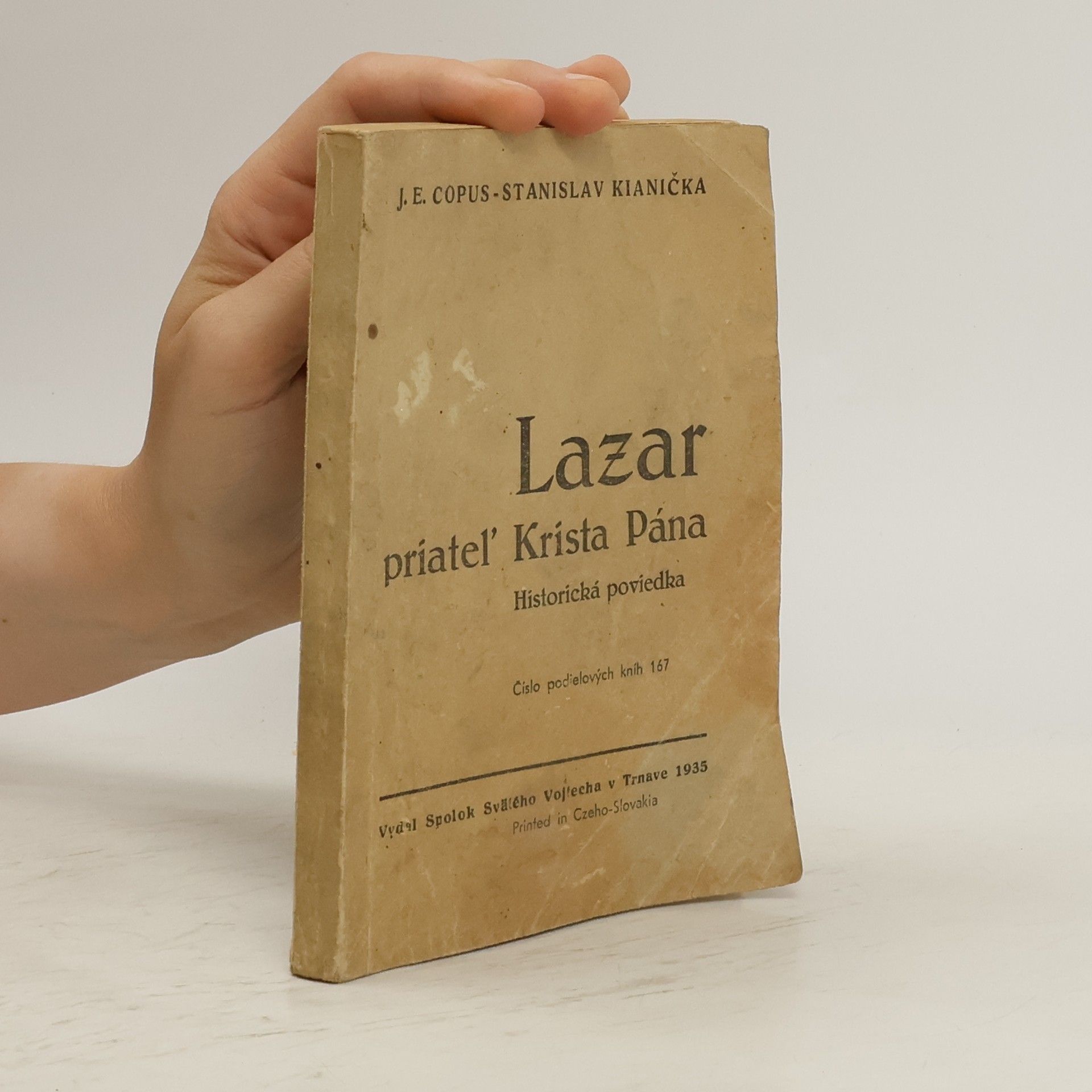 John Edwin Copus Lazar, priateľ Krista Pána