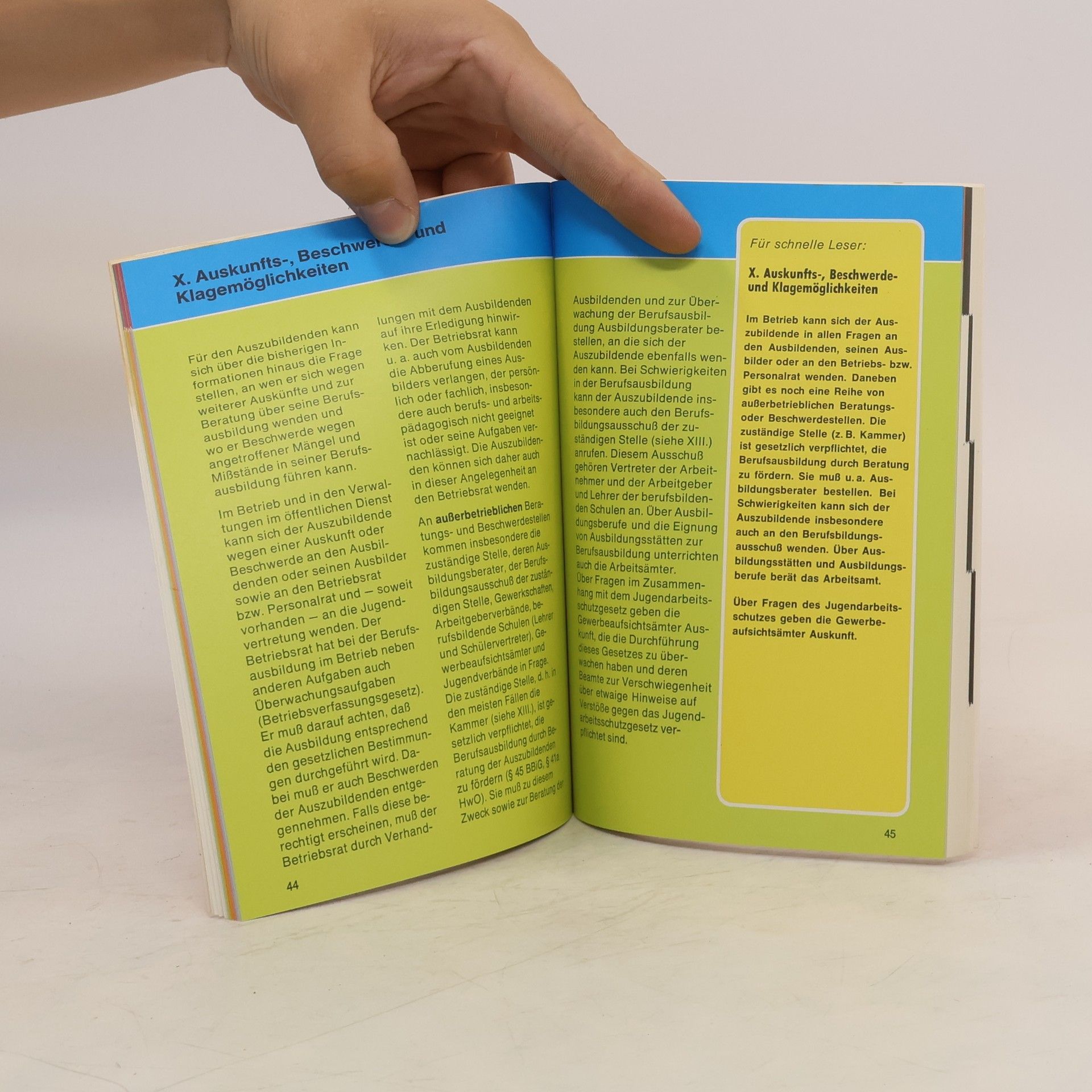 kolektiv Rechte und Pflichten während der Berufsausbildung