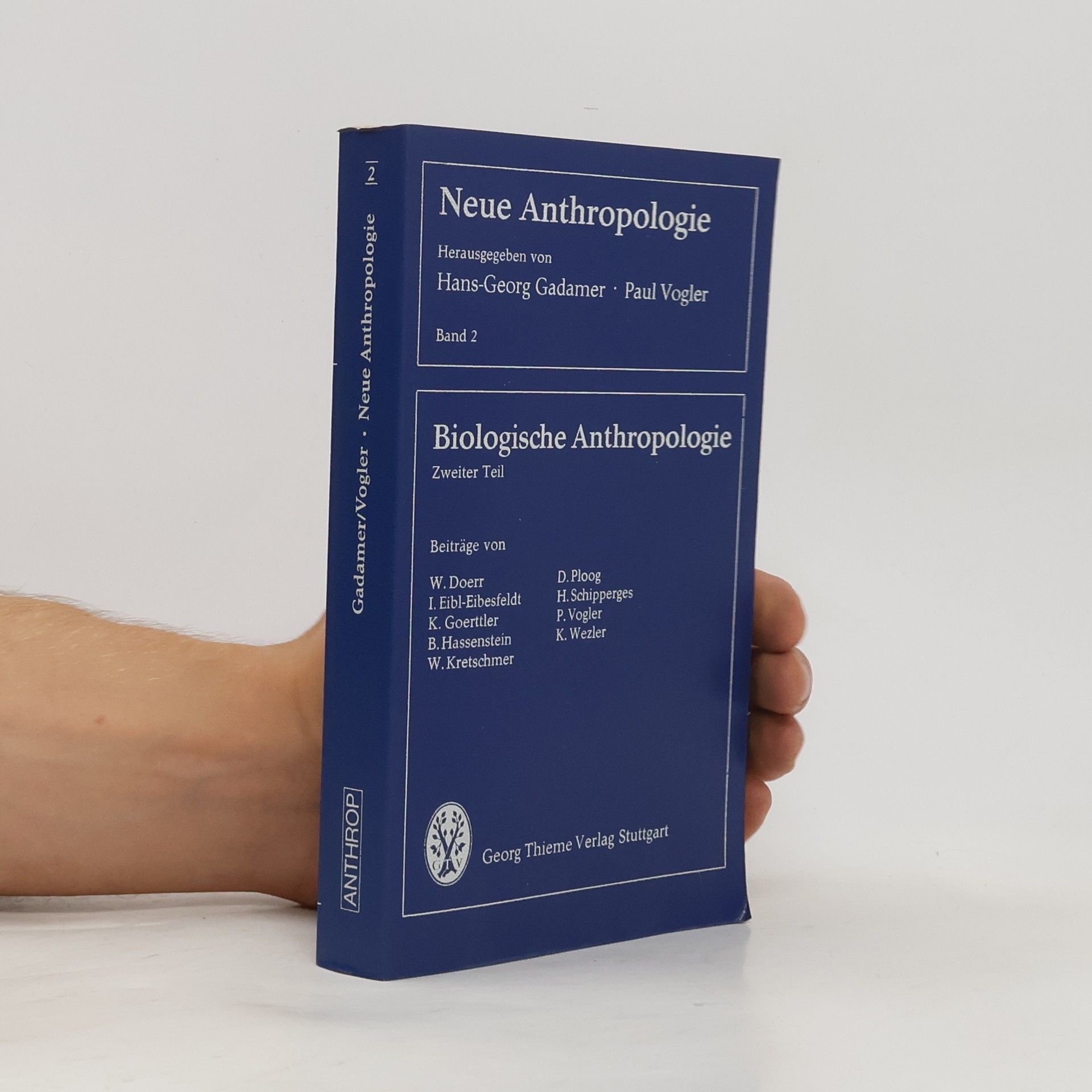 Wilhelm Doerr Biologische Anthropologie. Zweiter Teil