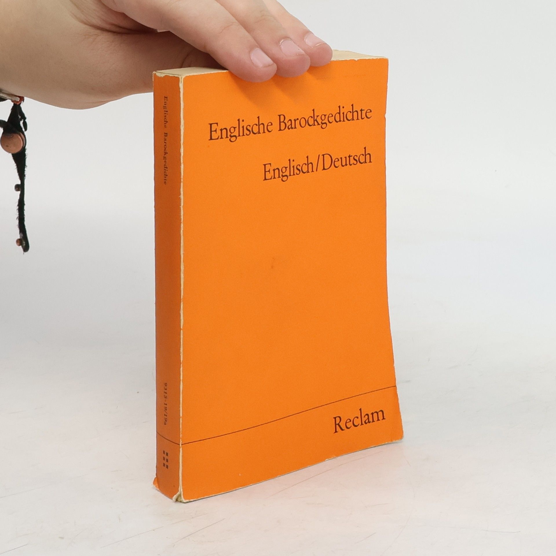 Hermann Fischer Englische Barock-Gedichte. Englisch/Deutsch