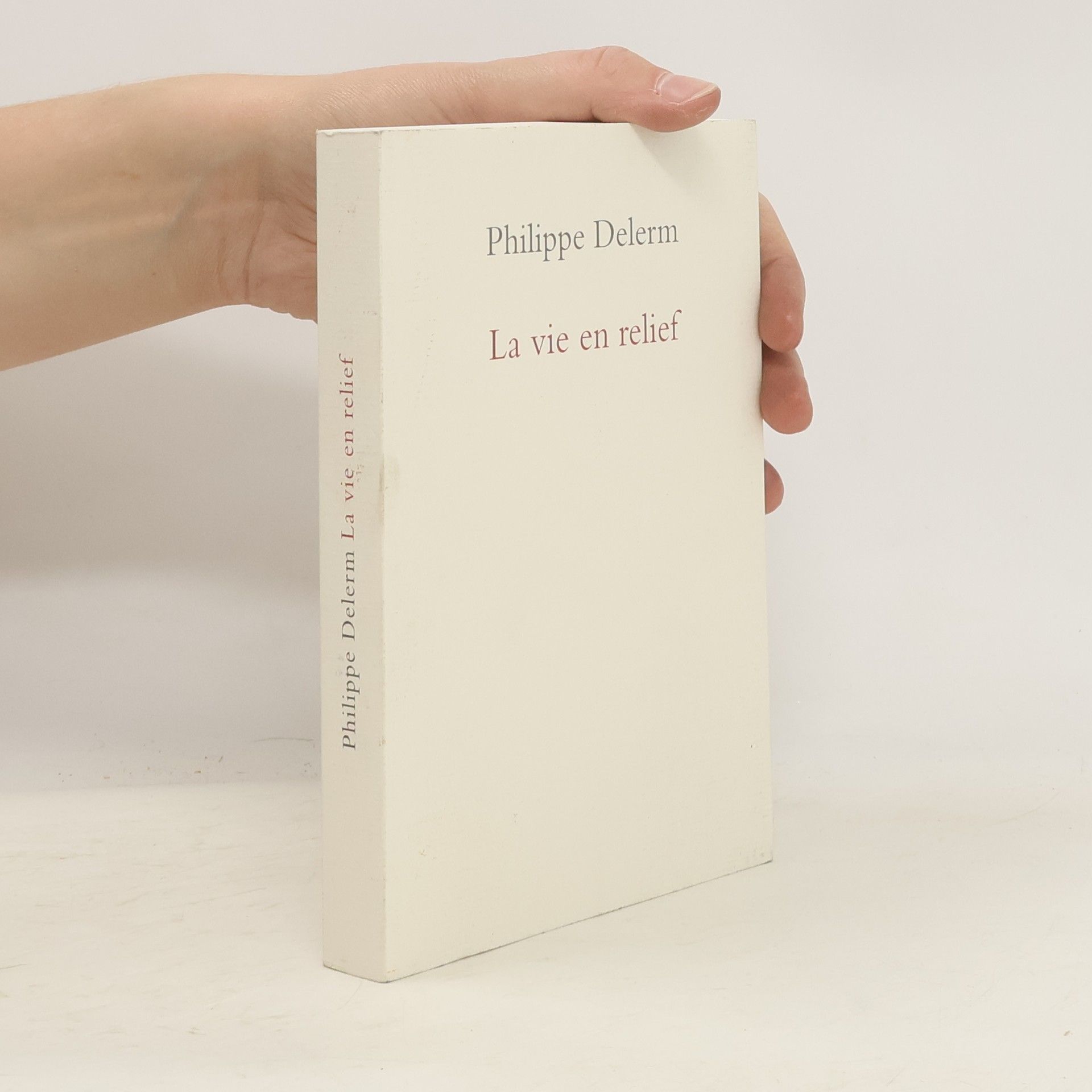 Philippe Delerm La vie en relief