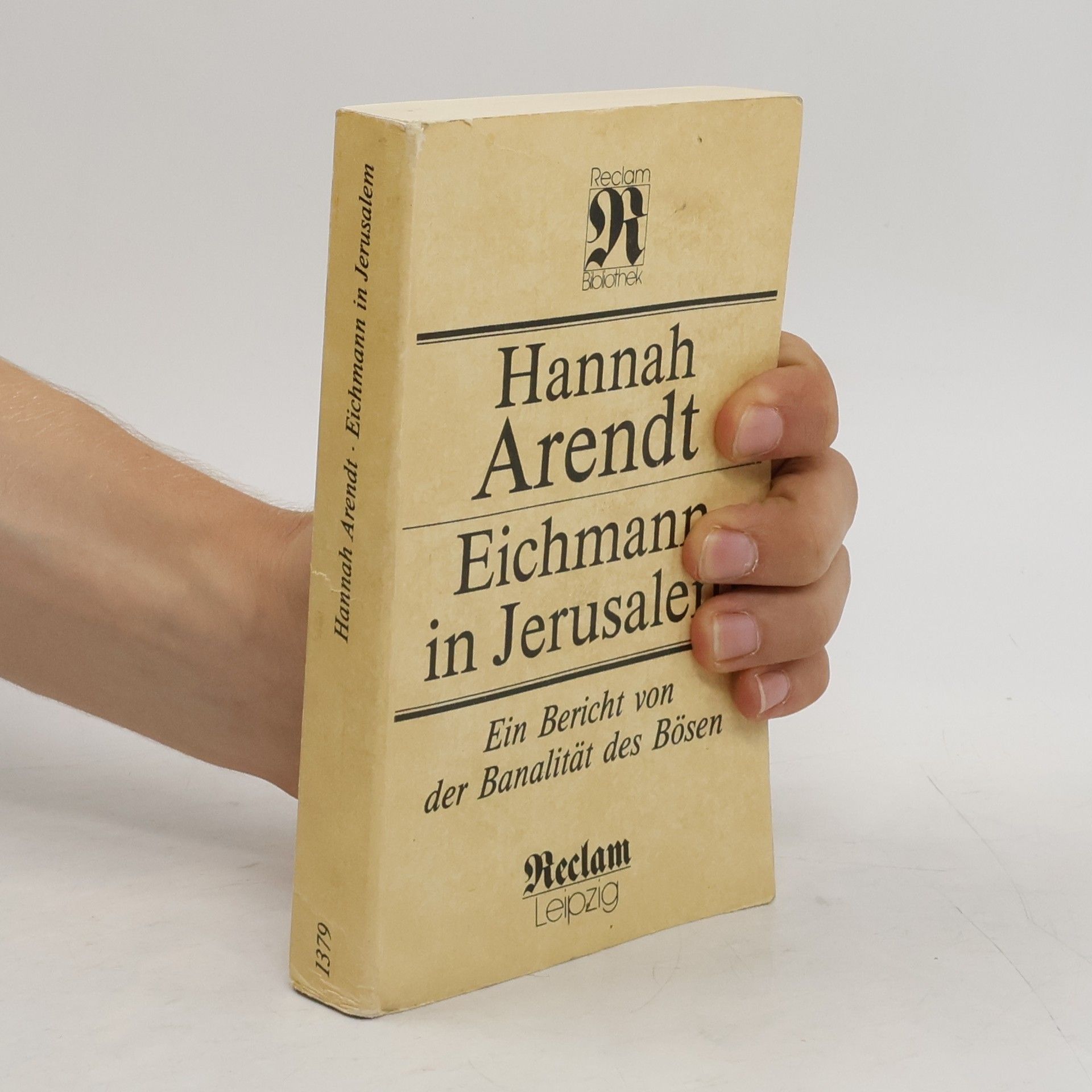 Hannah Arendt Eichmann in Jerusalem