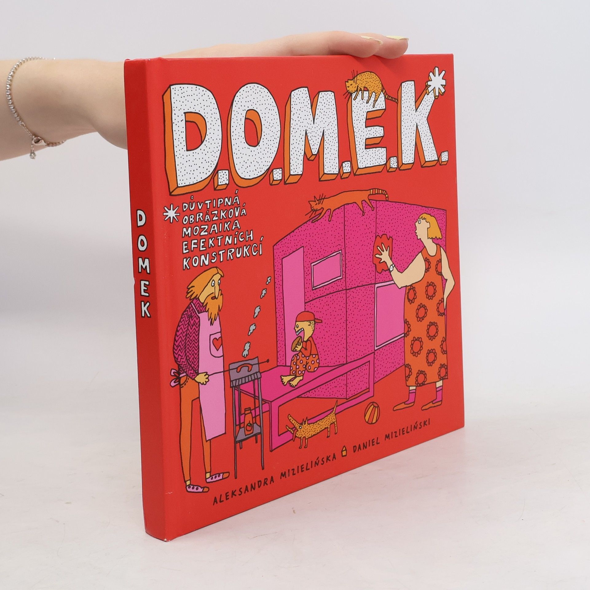 Aleksandra Mizielińska D.O.M.E.K. DOMEK. Důvtipná obrázková mozaika efektních konstrukcí