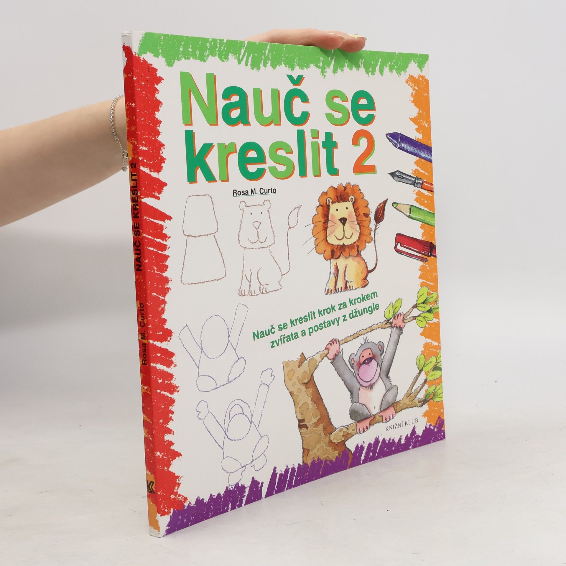 Nauč se kreslit 2. Nauč se kreslit krok za krokem zvířata a postavy z džungle