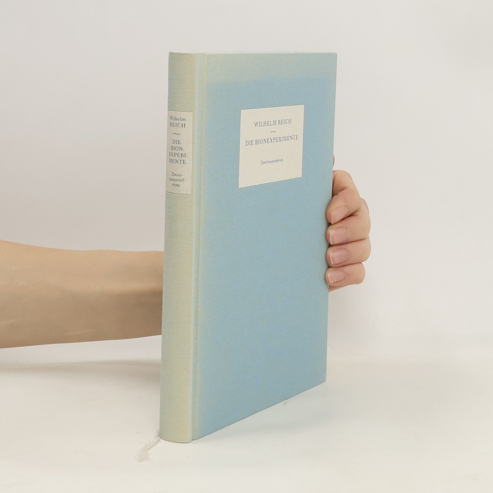 Wilhelm Reich Die Bionexperimente