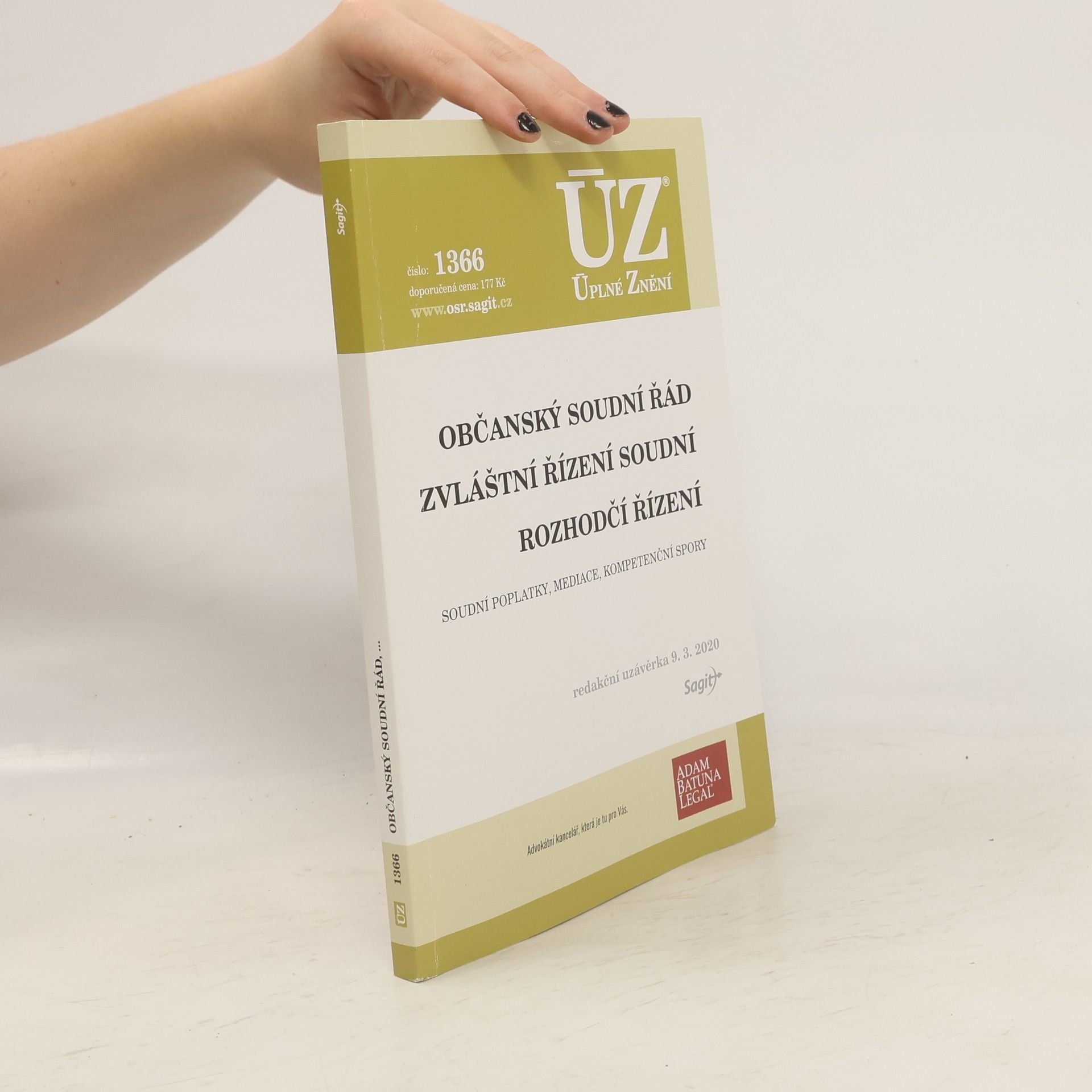 Autores varios Občanský soudní řád. Zvláštní řízení soudní. Rozhodčí řízení