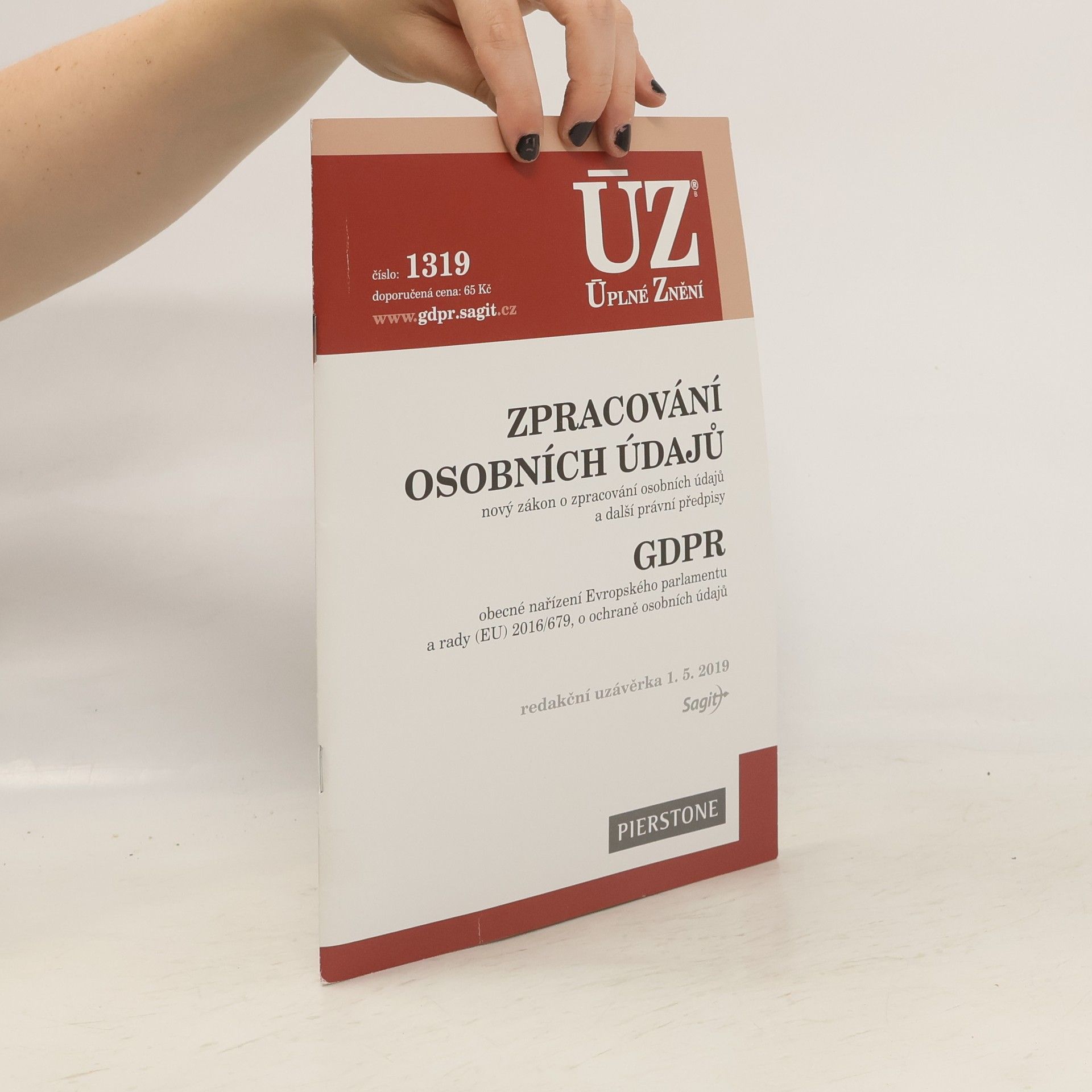 Autorenkollektiv ÚZ č. 1319 : Zpracování osobních údajů, GDPR