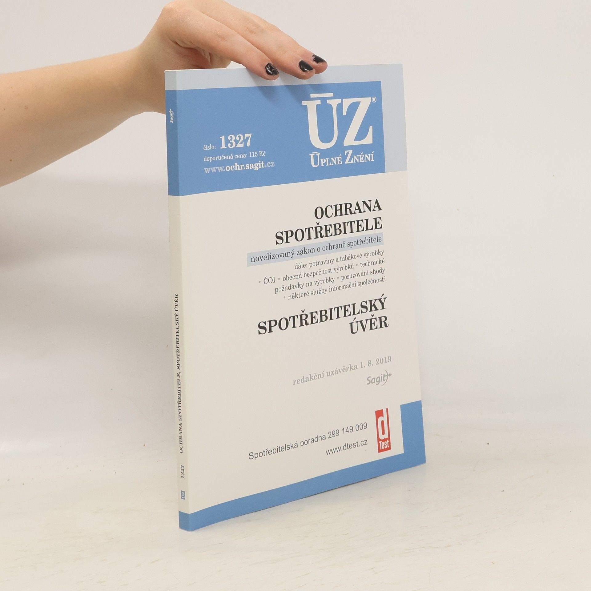 Collectif d'auteurs ÚZ- 1327: Ochrana spotřebitele