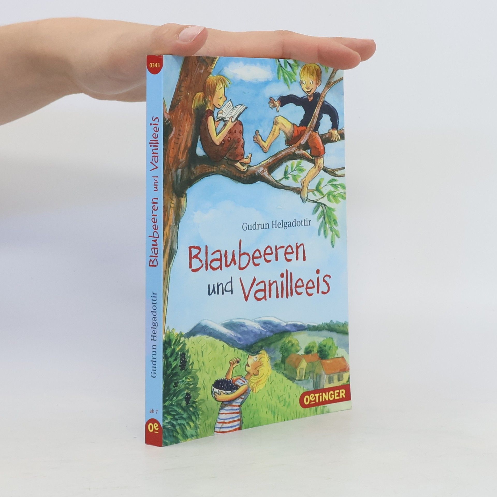 Gudrun Helgadottir Blaubeeren und Vanilleeis