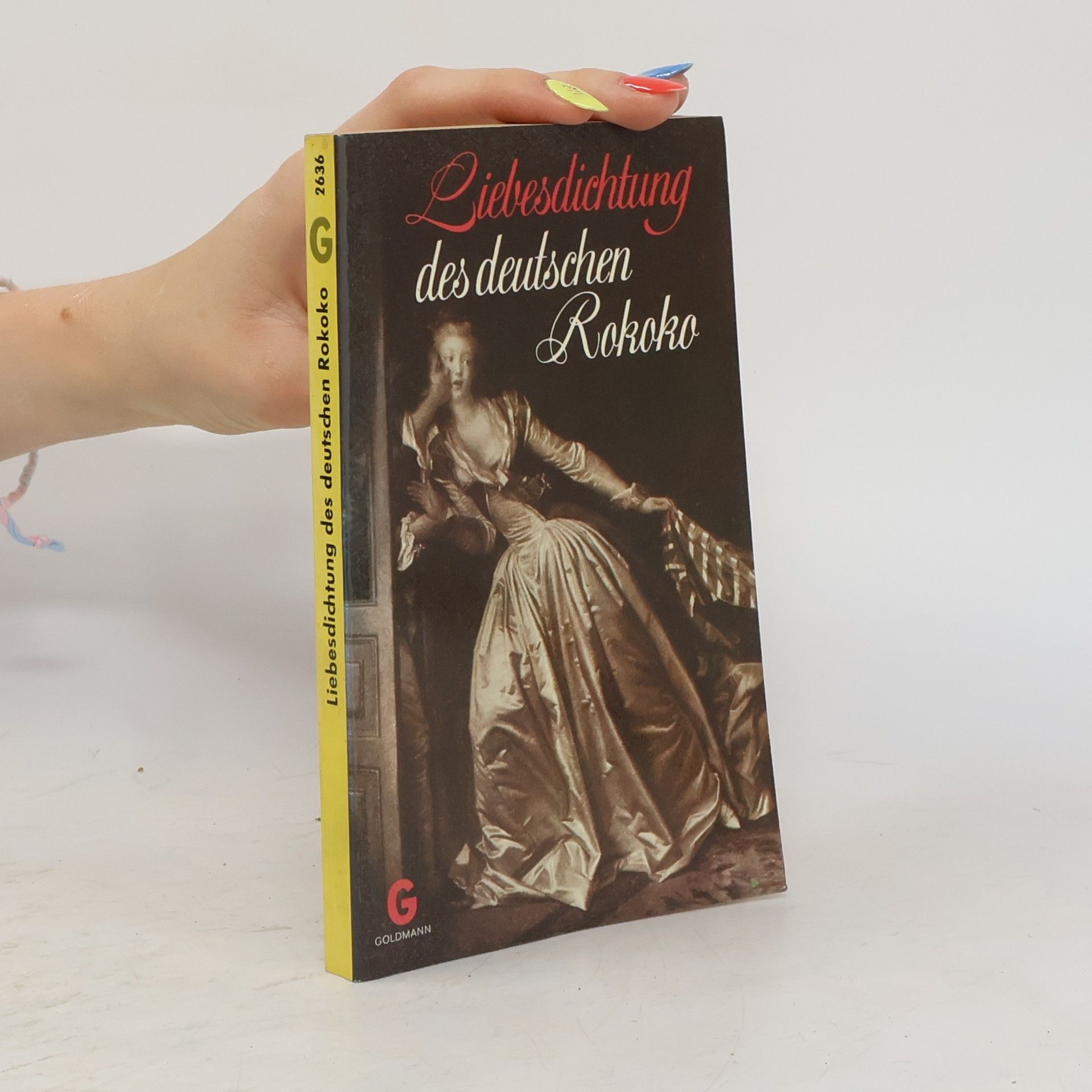 Sabine Reinhardt Liebesdichtung des deutschen Rokoko