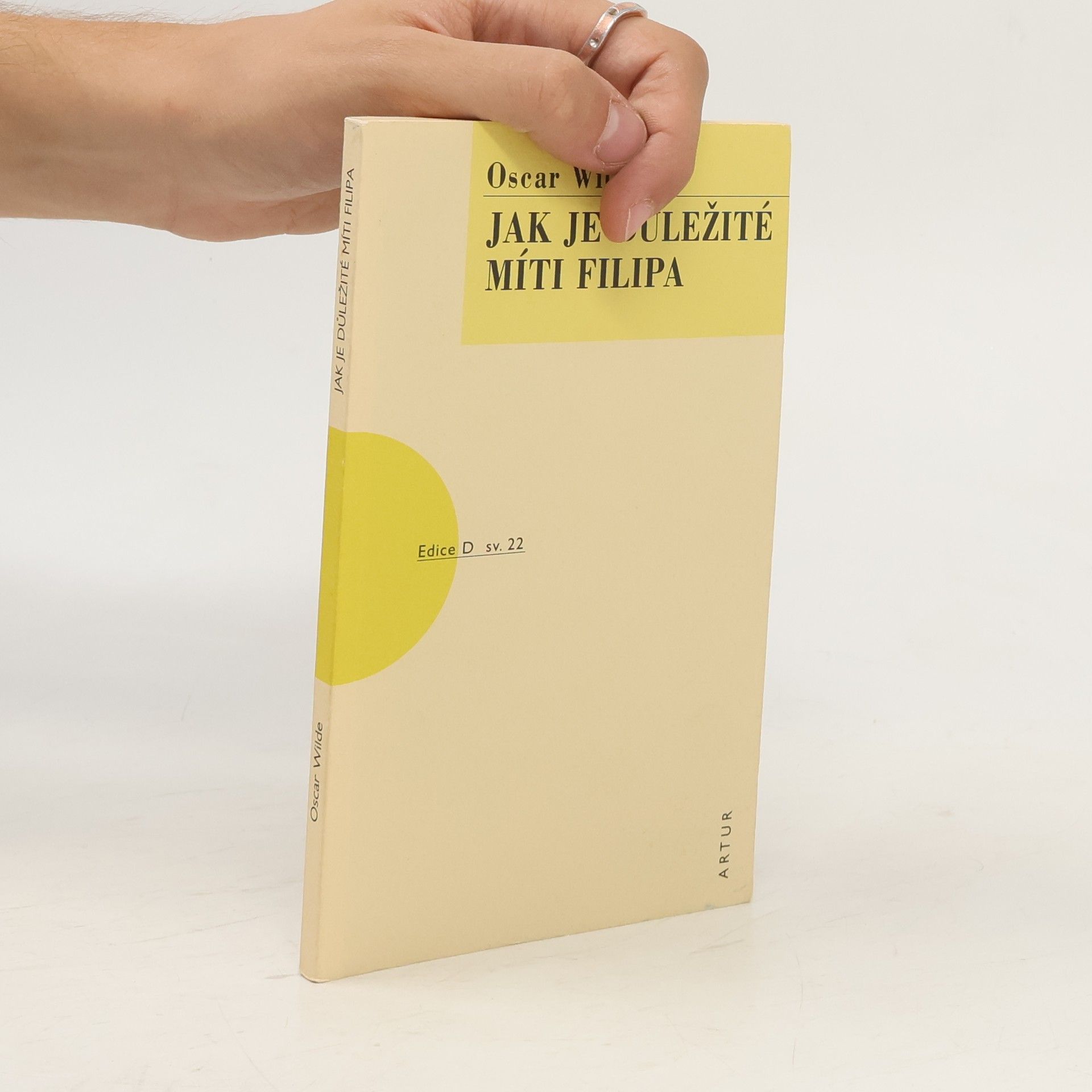 Oscar Wilde Jak je důležité míti Filipa