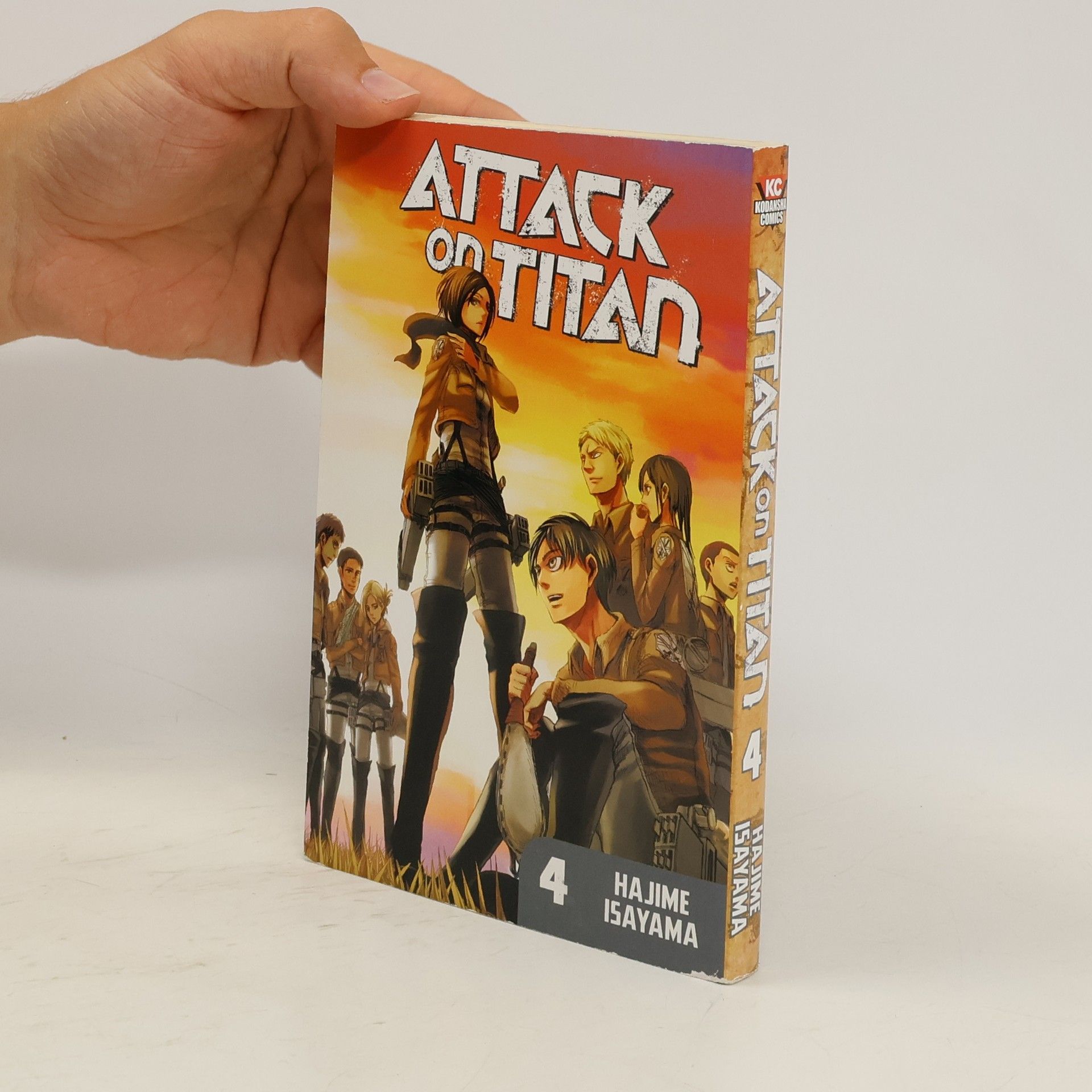 Hajime Isayama Attack on Titan vol. 4