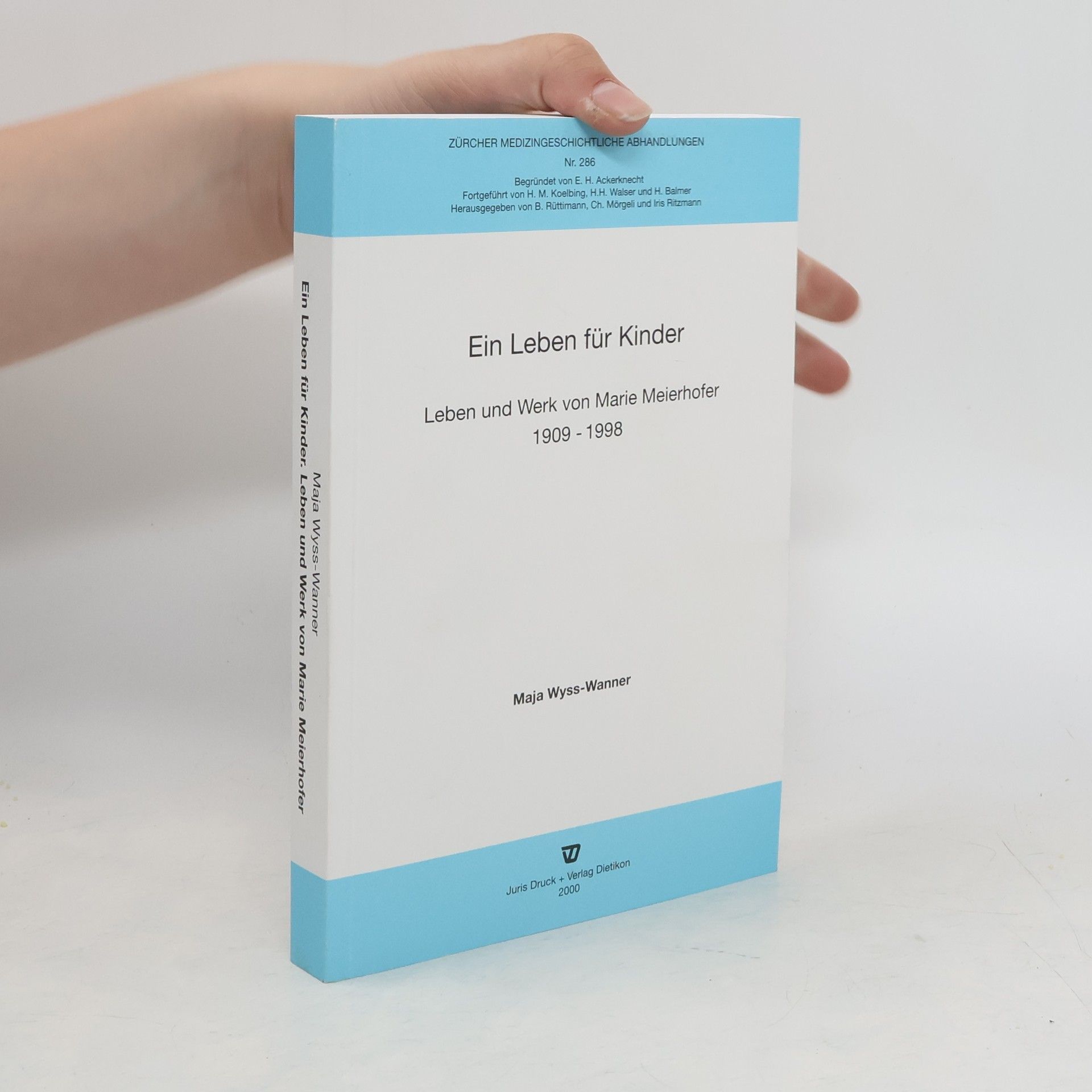 Maja Wyss-Wanner Ein Leben für Kinder