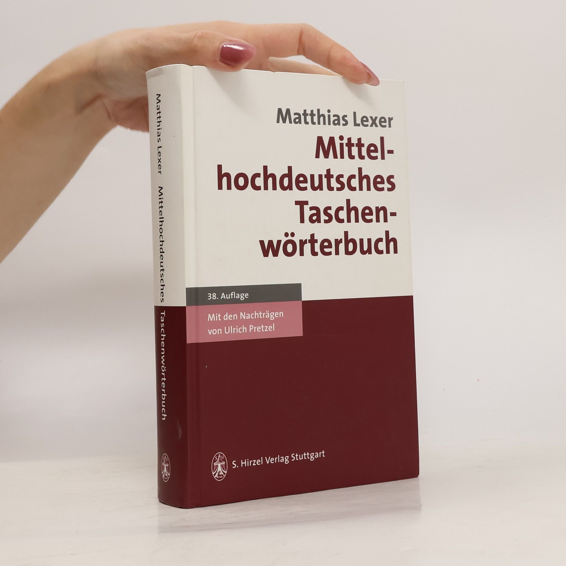 Matthias von Lexer Mittelhochdeutsches Taschenwörterbuch